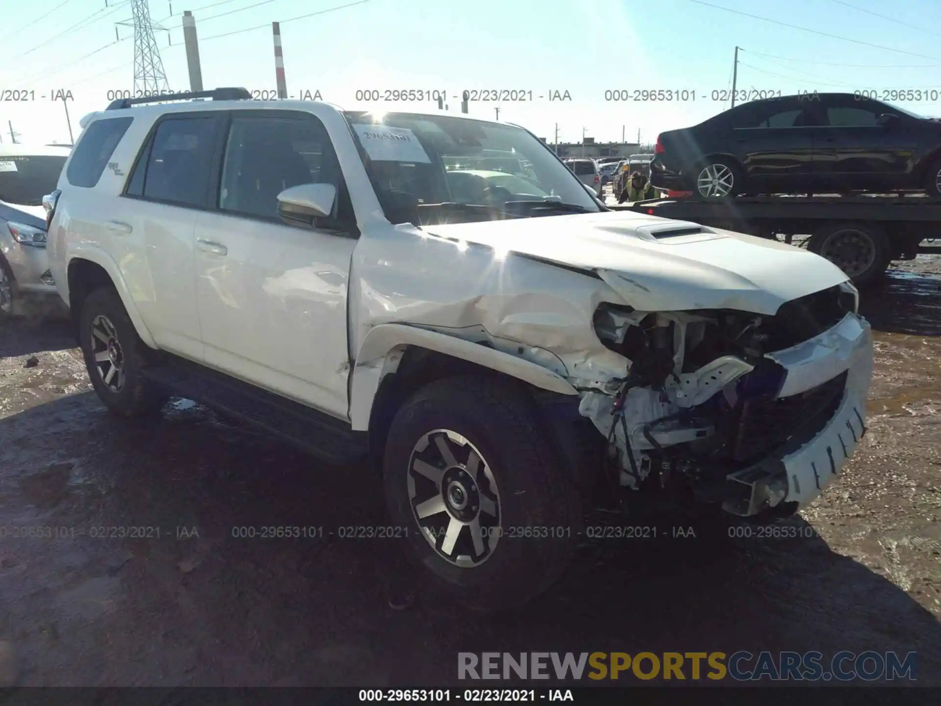 1 Photograph of a damaged car JTEBU5JR9L5771762 TOYOTA 4RUNNER 2020