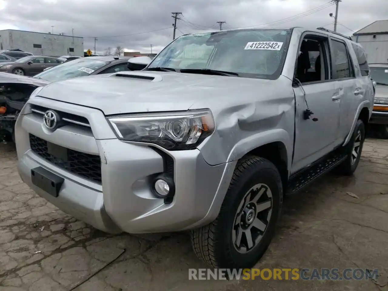 2 Photograph of a damaged car JTEBU5JR9L5772779 TOYOTA 4RUNNER 2020