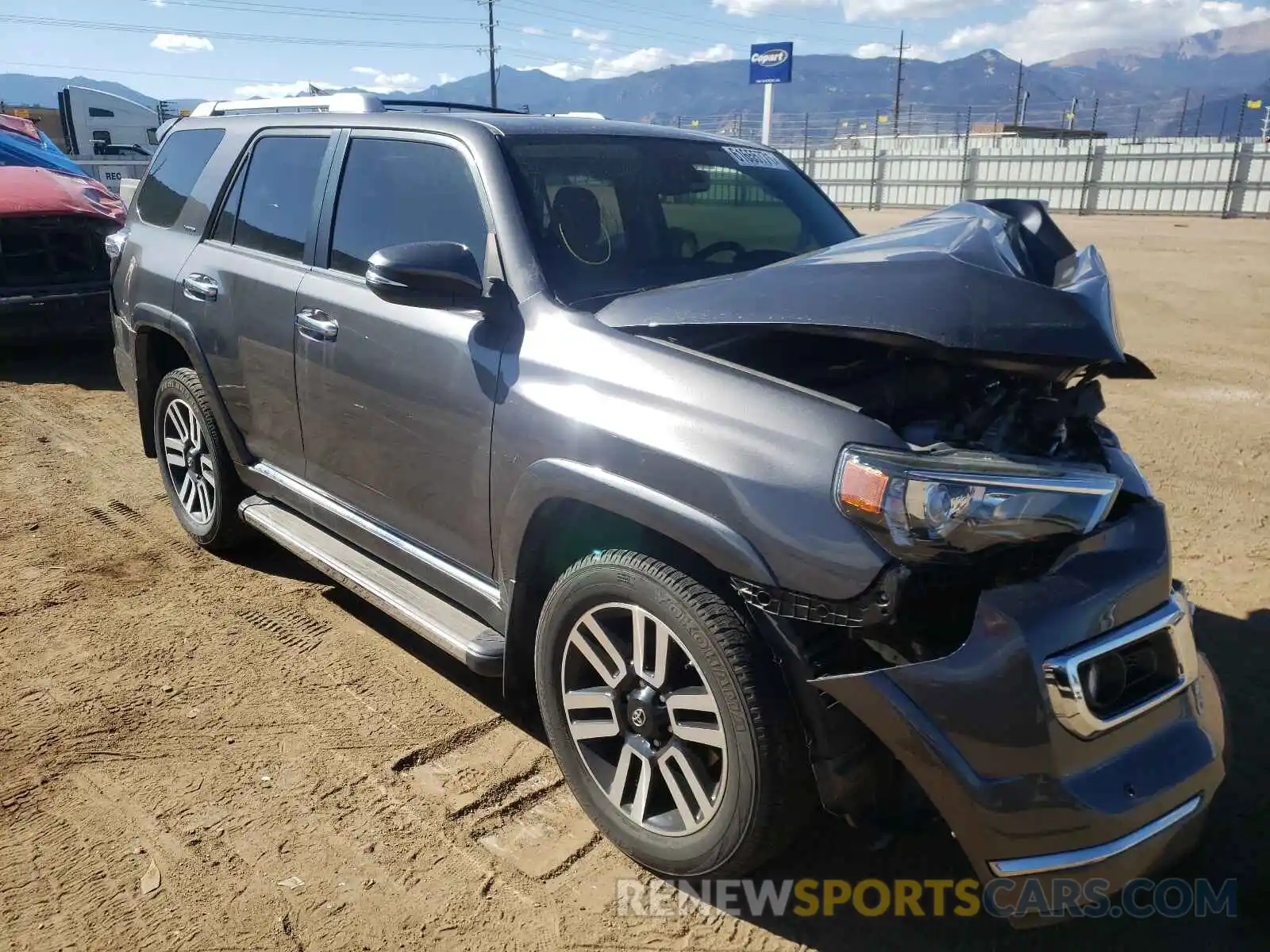 1 Photograph of a damaged car JTEBU5JR9L5777075 TOYOTA 4RUNNER 2020