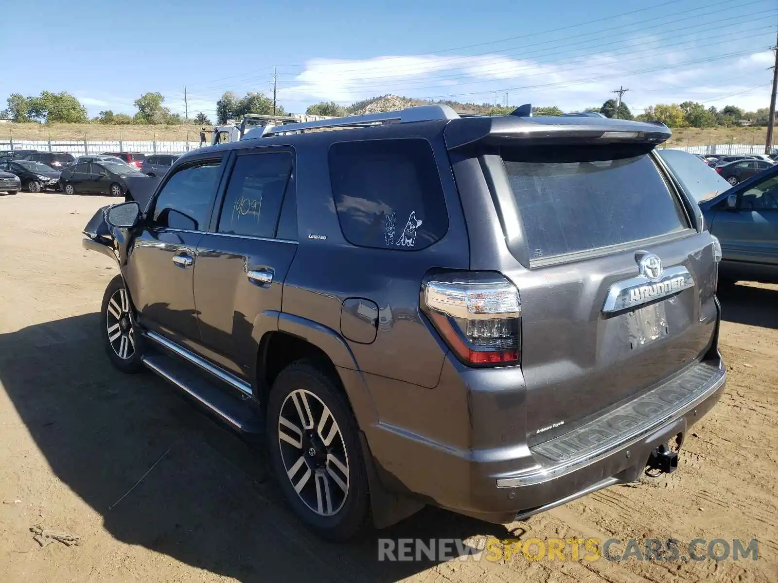 3 Photograph of a damaged car JTEBU5JR9L5777075 TOYOTA 4RUNNER 2020