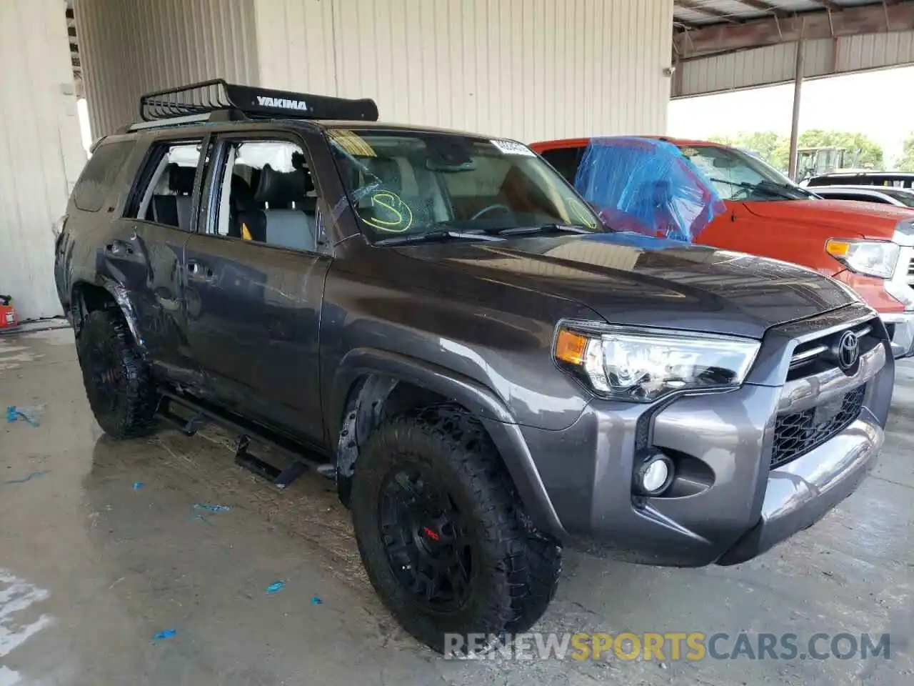 1 Photograph of a damaged car JTEBU5JR9L5778081 TOYOTA 4RUNNER 2020