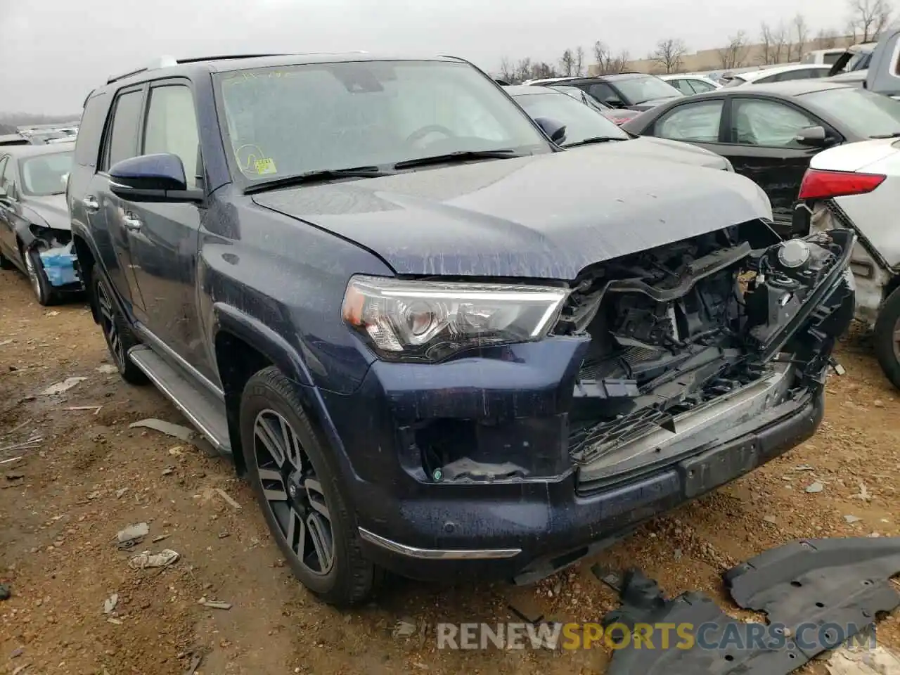 1 Photograph of a damaged car JTEBU5JR9L5778193 TOYOTA 4RUNNER 2020