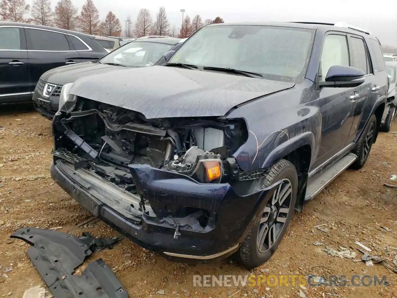 2 Photograph of a damaged car JTEBU5JR9L5778193 TOYOTA 4RUNNER 2020