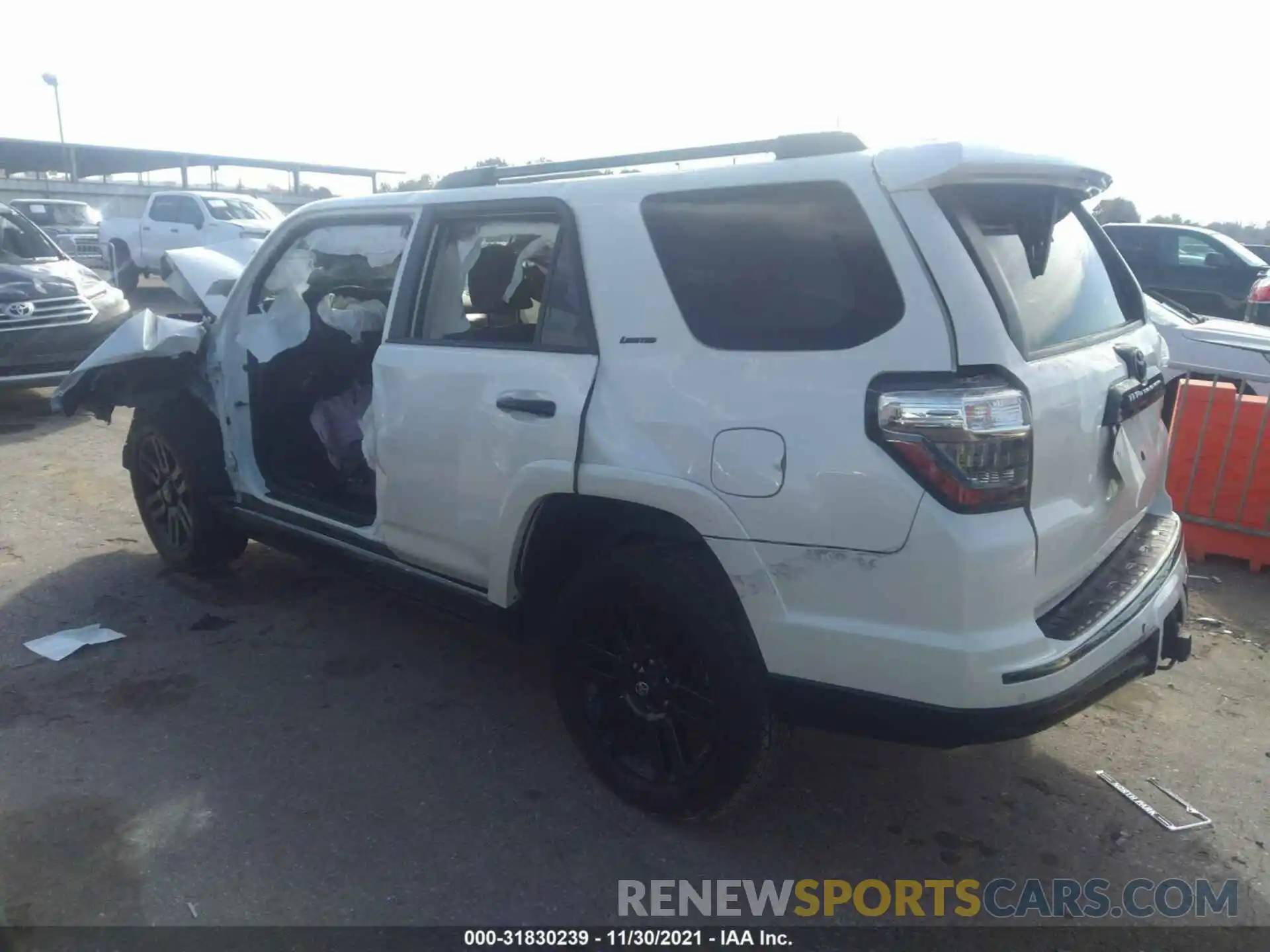 3 Фотография поврежденного автомобиля JTEBU5JR9L5779943 TOYOTA 4RUNNER 2020