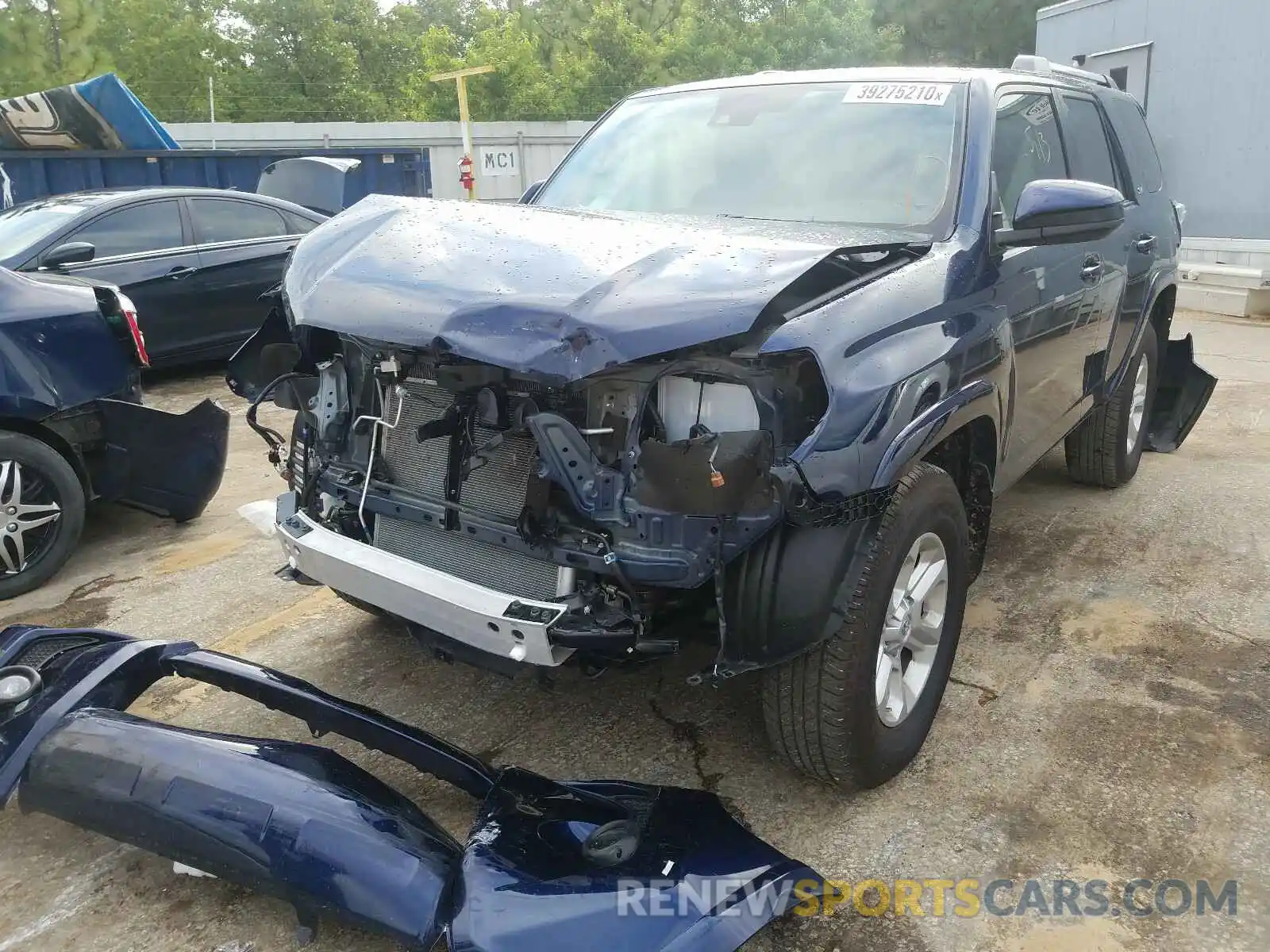 2 Photograph of a damaged car JTEBU5JR9L5783779 TOYOTA 4RUNNER 2020