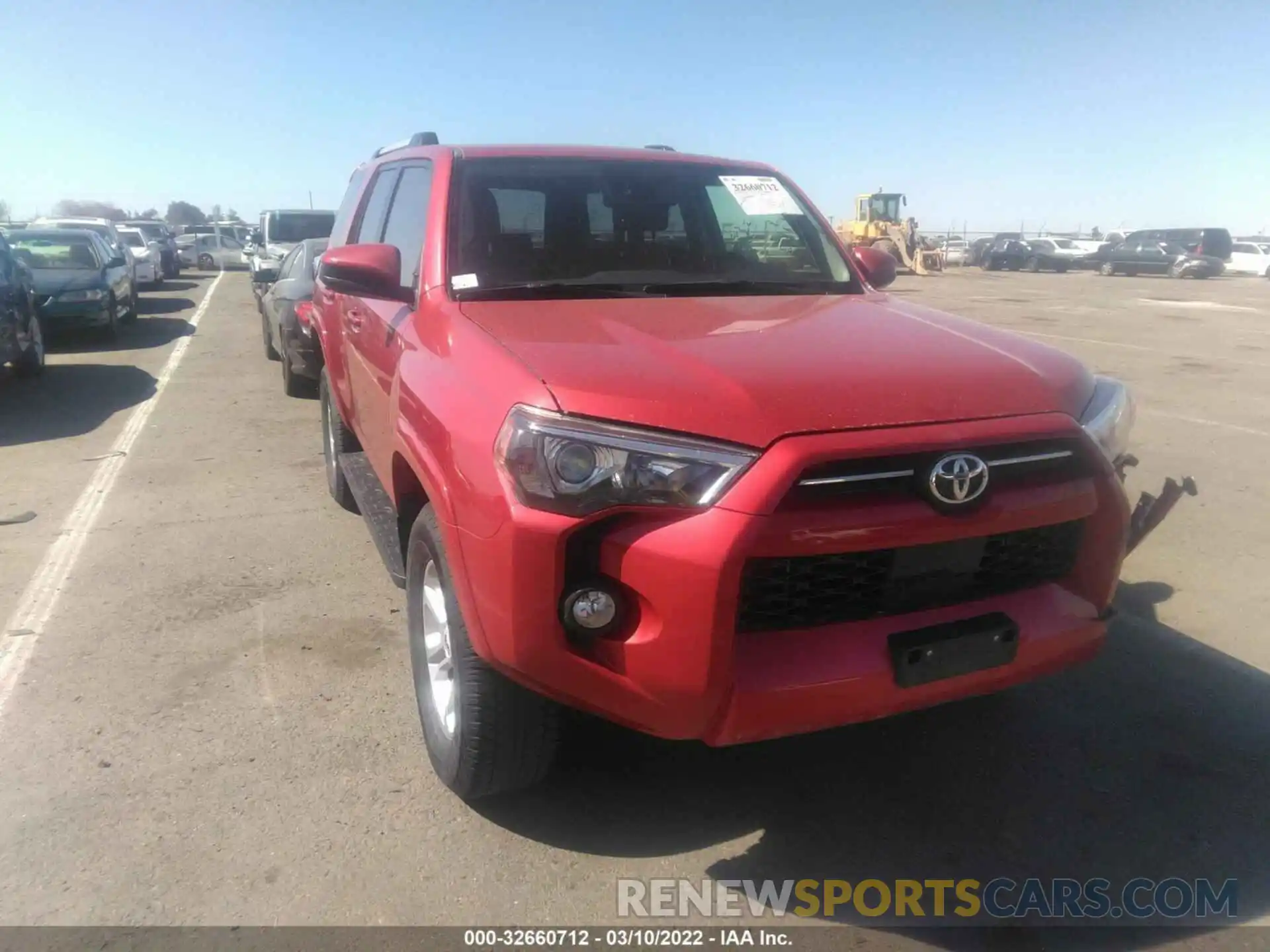 1 Photograph of a damaged car JTEBU5JR9L5788240 TOYOTA 4RUNNER 2020