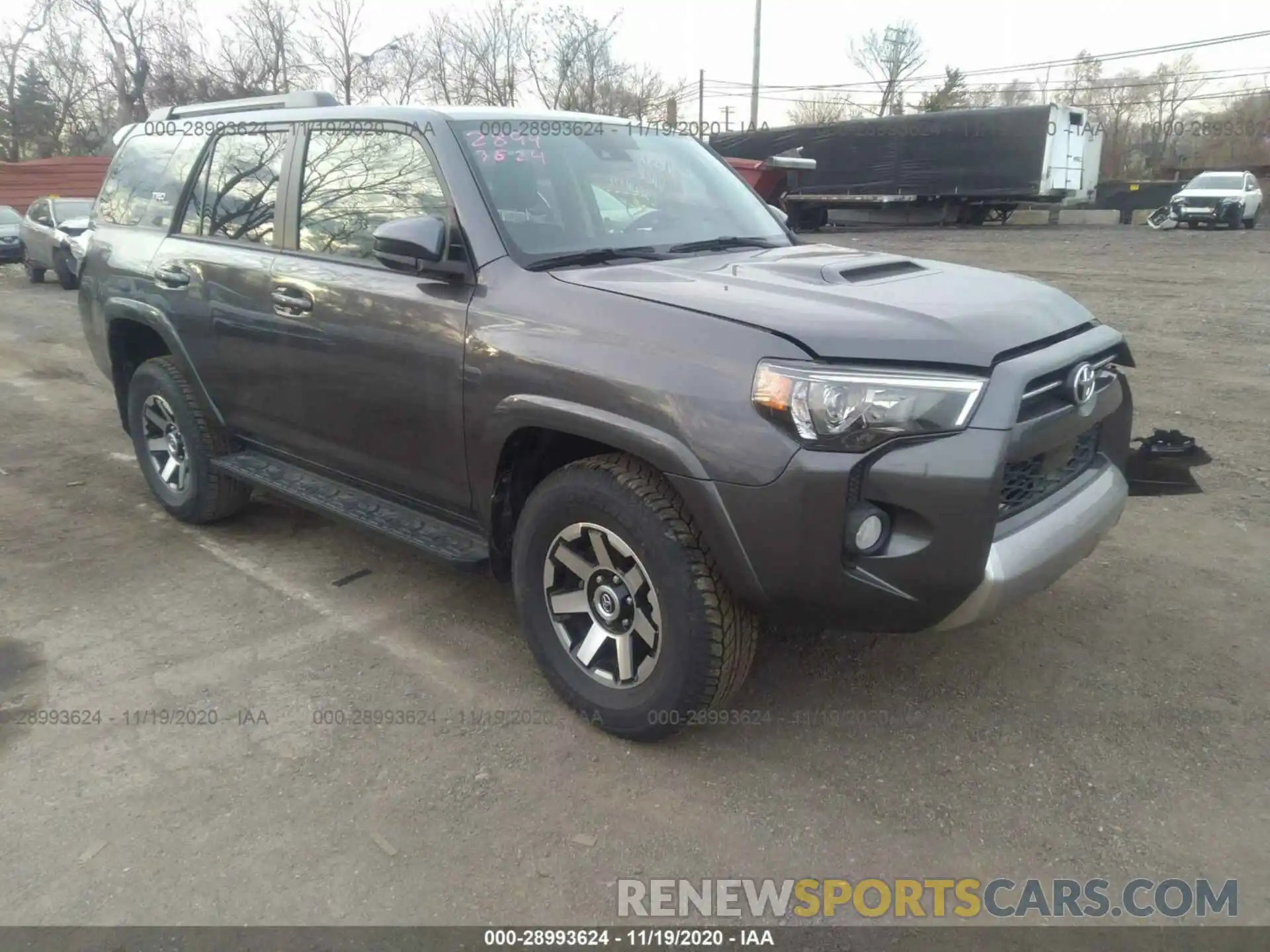 1 Photograph of a damaged car JTEBU5JR9L5788254 TOYOTA 4RUNNER 2020