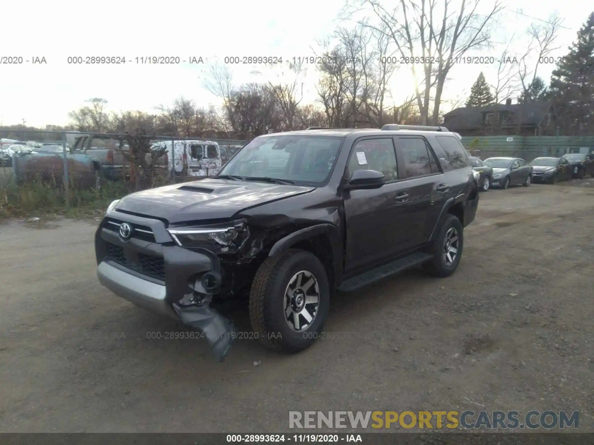 2 Photograph of a damaged car JTEBU5JR9L5788254 TOYOTA 4RUNNER 2020