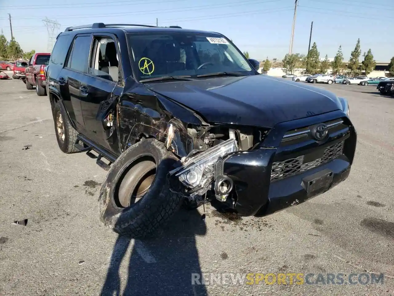 1 Photograph of a damaged car JTEBU5JR9L5789744 TOYOTA 4RUNNER 2020