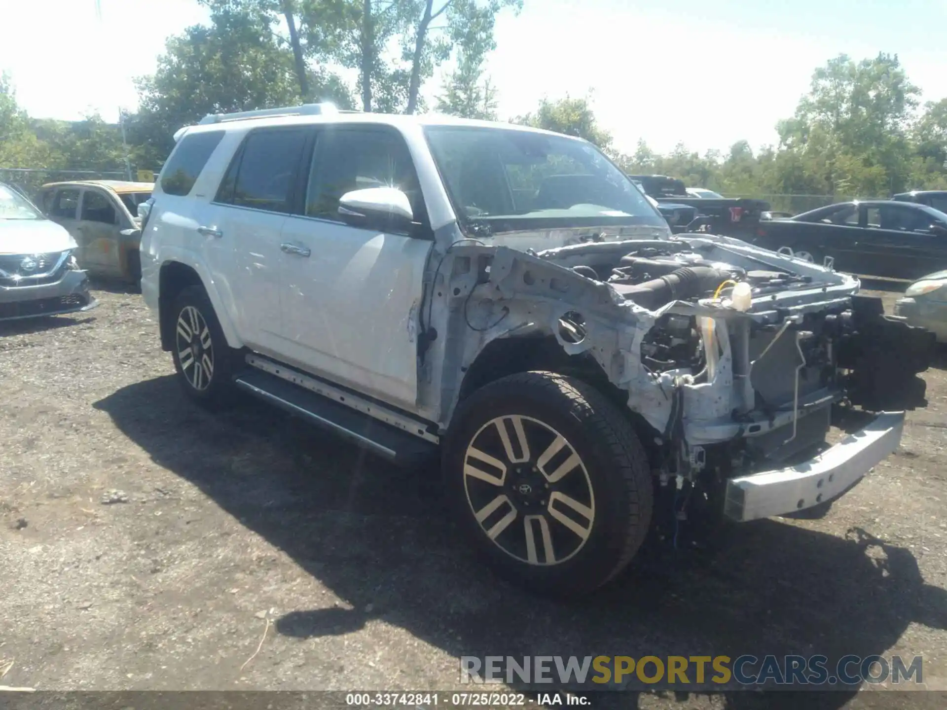 1 Photograph of a damaged car JTEBU5JR9L5792076 TOYOTA 4RUNNER 2020