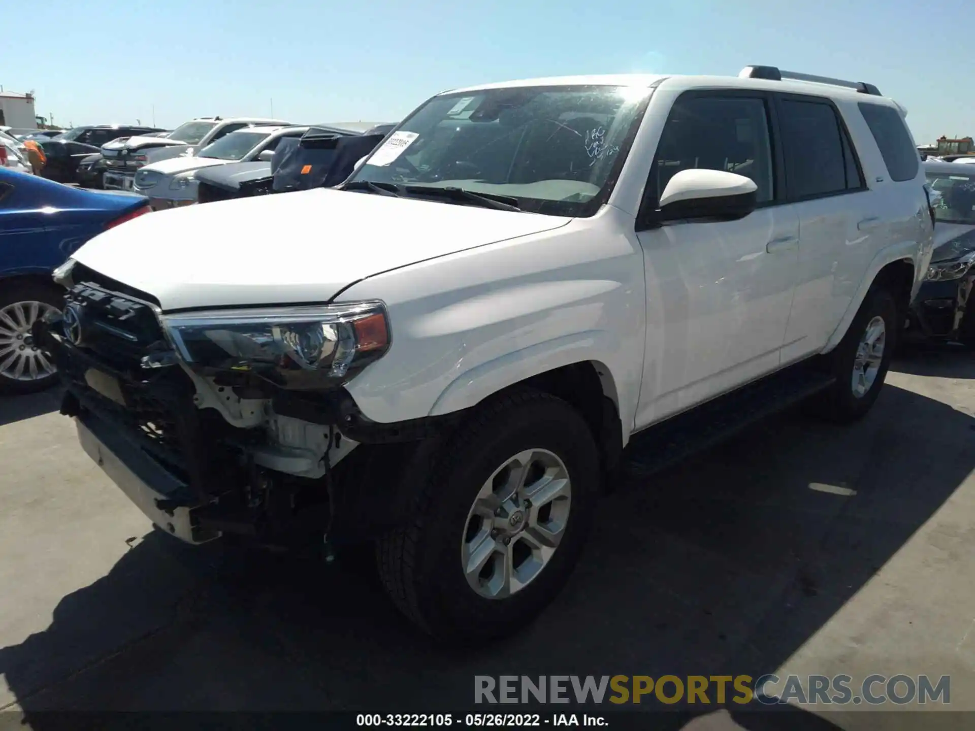 2 Photograph of a damaged car JTEBU5JR9L5793163 TOYOTA 4RUNNER 2020