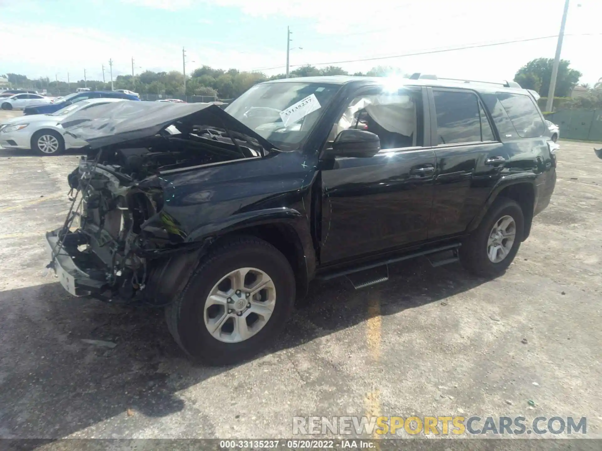 2 Photograph of a damaged car JTEBU5JR9L5797410 TOYOTA 4RUNNER 2020