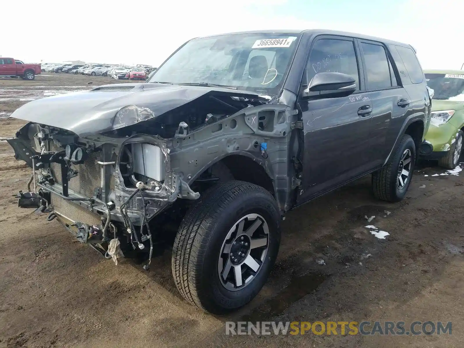 2 Photograph of a damaged car JTEBU5JR9L5798816 TOYOTA 4RUNNER 2020