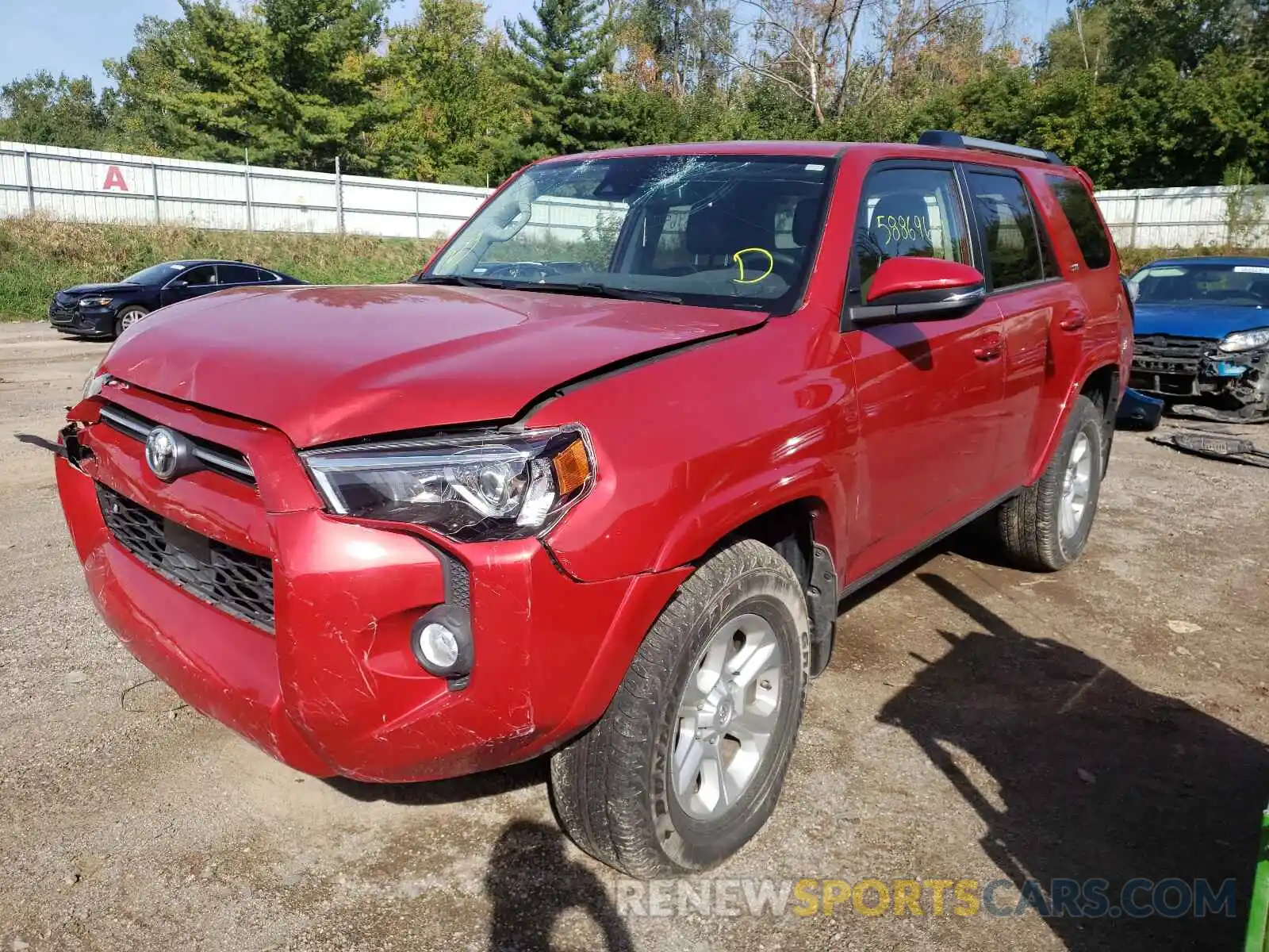 2 Photograph of a damaged car JTEBU5JR9L5806087 TOYOTA 4RUNNER 2020