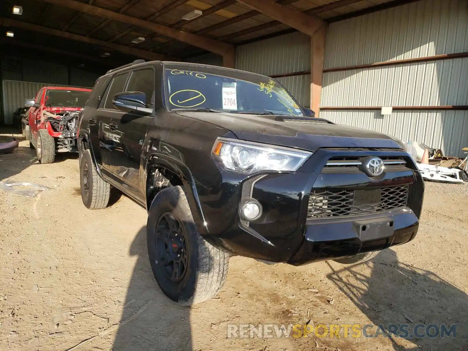 1 Photograph of a damaged car JTEBU5JR9L5807711 TOYOTA 4RUNNER 2020