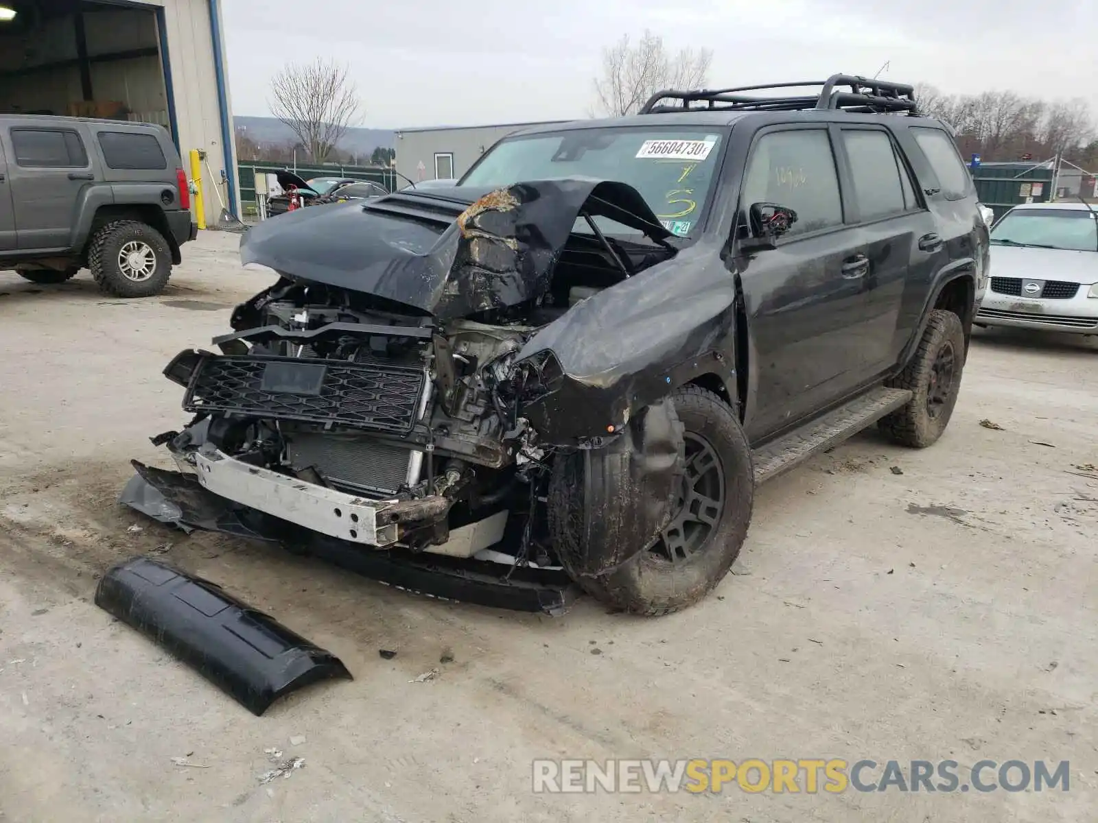 2 Photograph of a damaged car JTEBU5JR9L5808244 TOYOTA 4RUNNER 2020