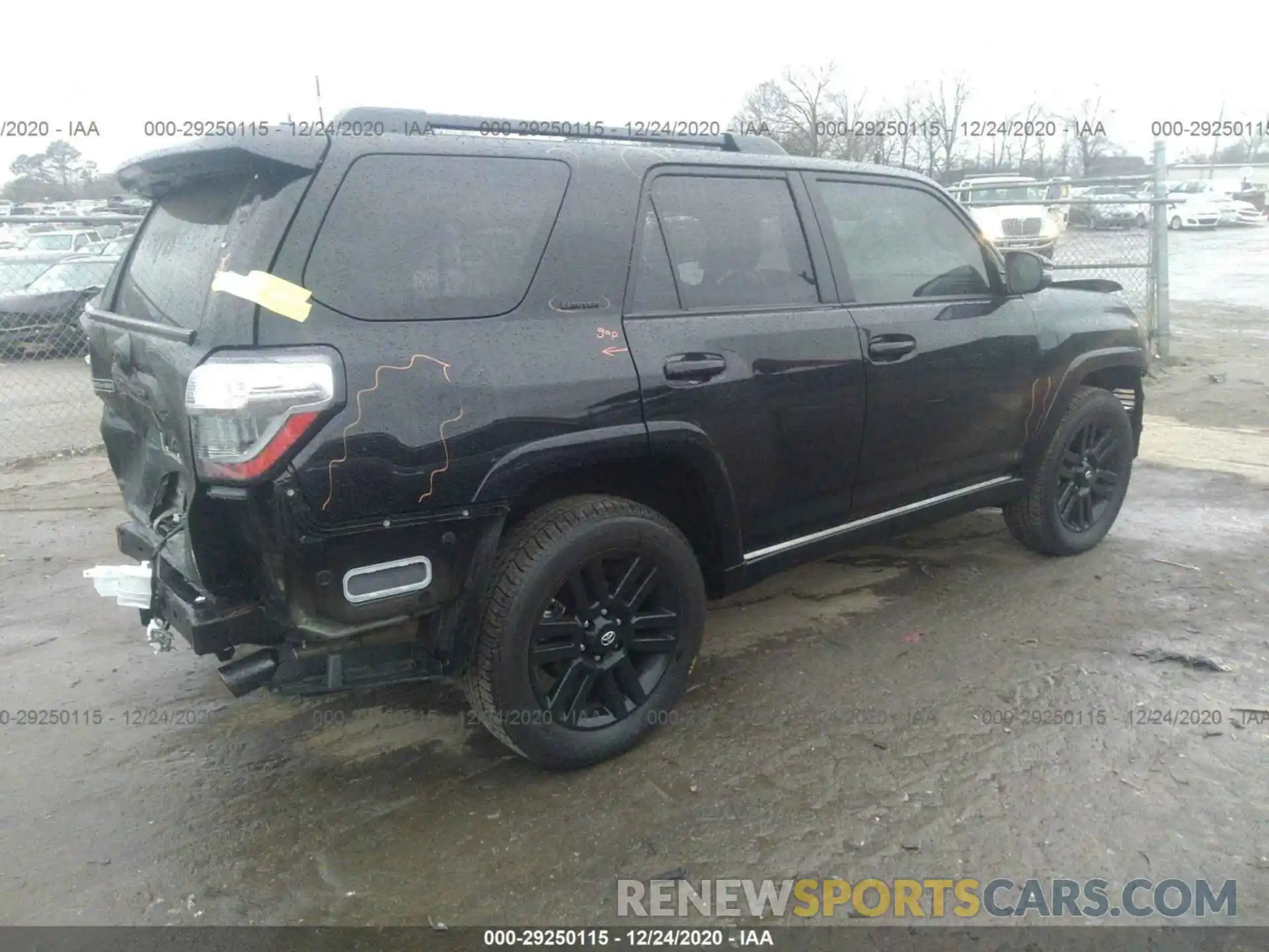 4 Фотография поврежденного автомобиля JTEBU5JR9L5815548 TOYOTA 4RUNNER 2020