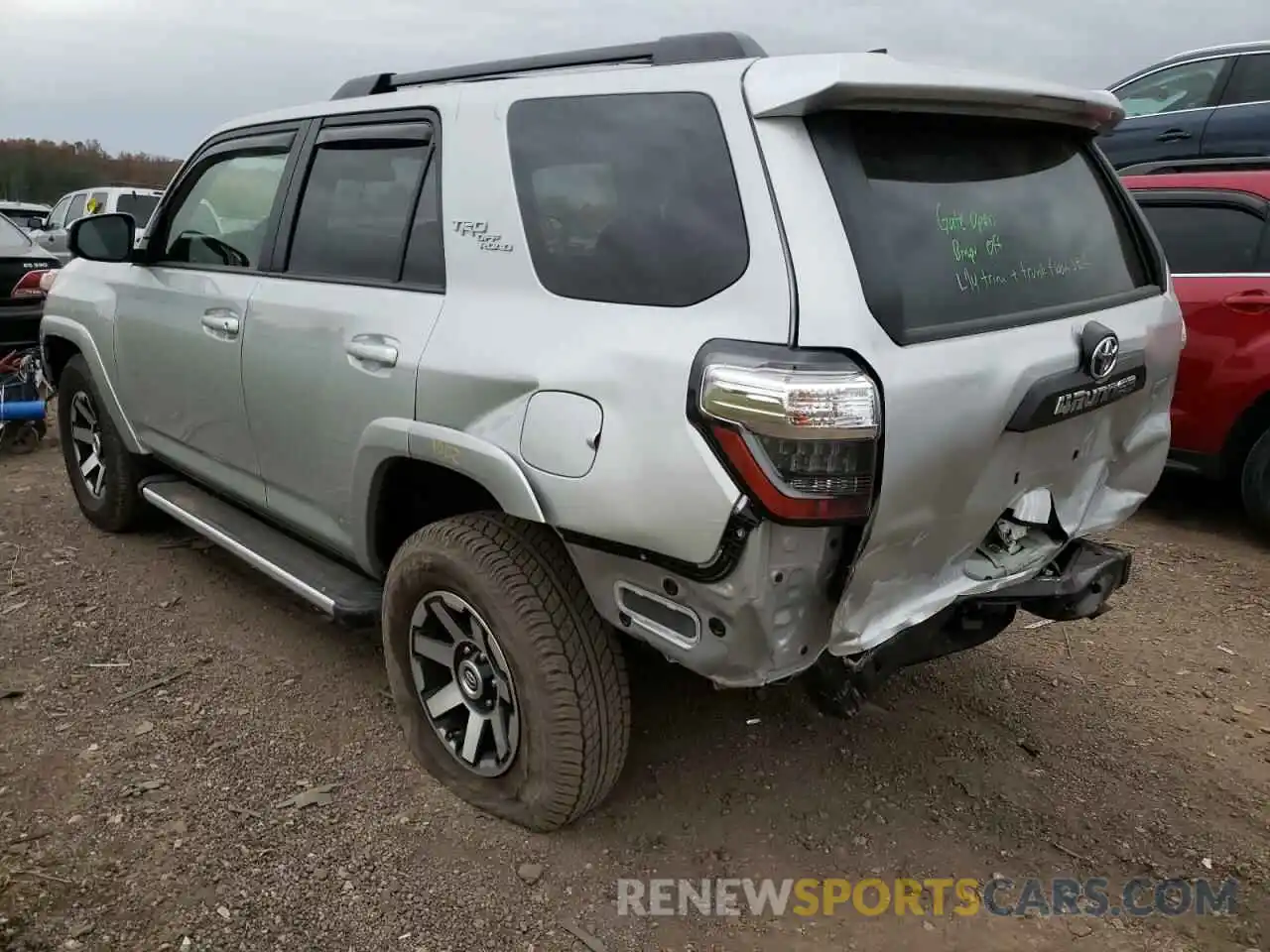 3 Photograph of a damaged car JTEBU5JR9L5815937 TOYOTA 4RUNNER 2020