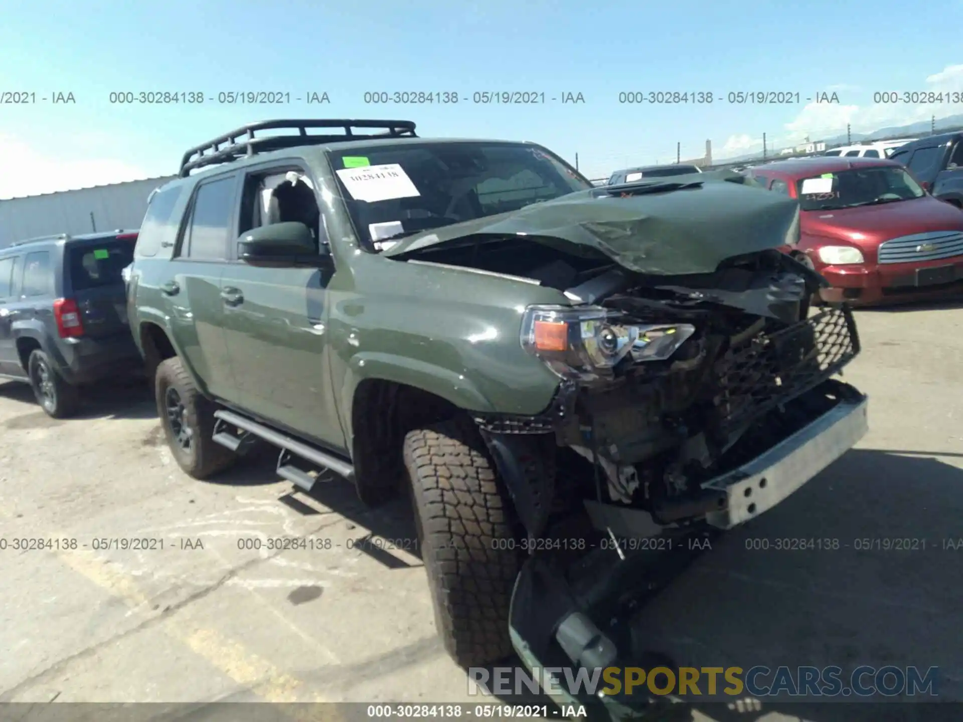 1 Photograph of a damaged car JTEBU5JR9L5821401 TOYOTA 4RUNNER 2020