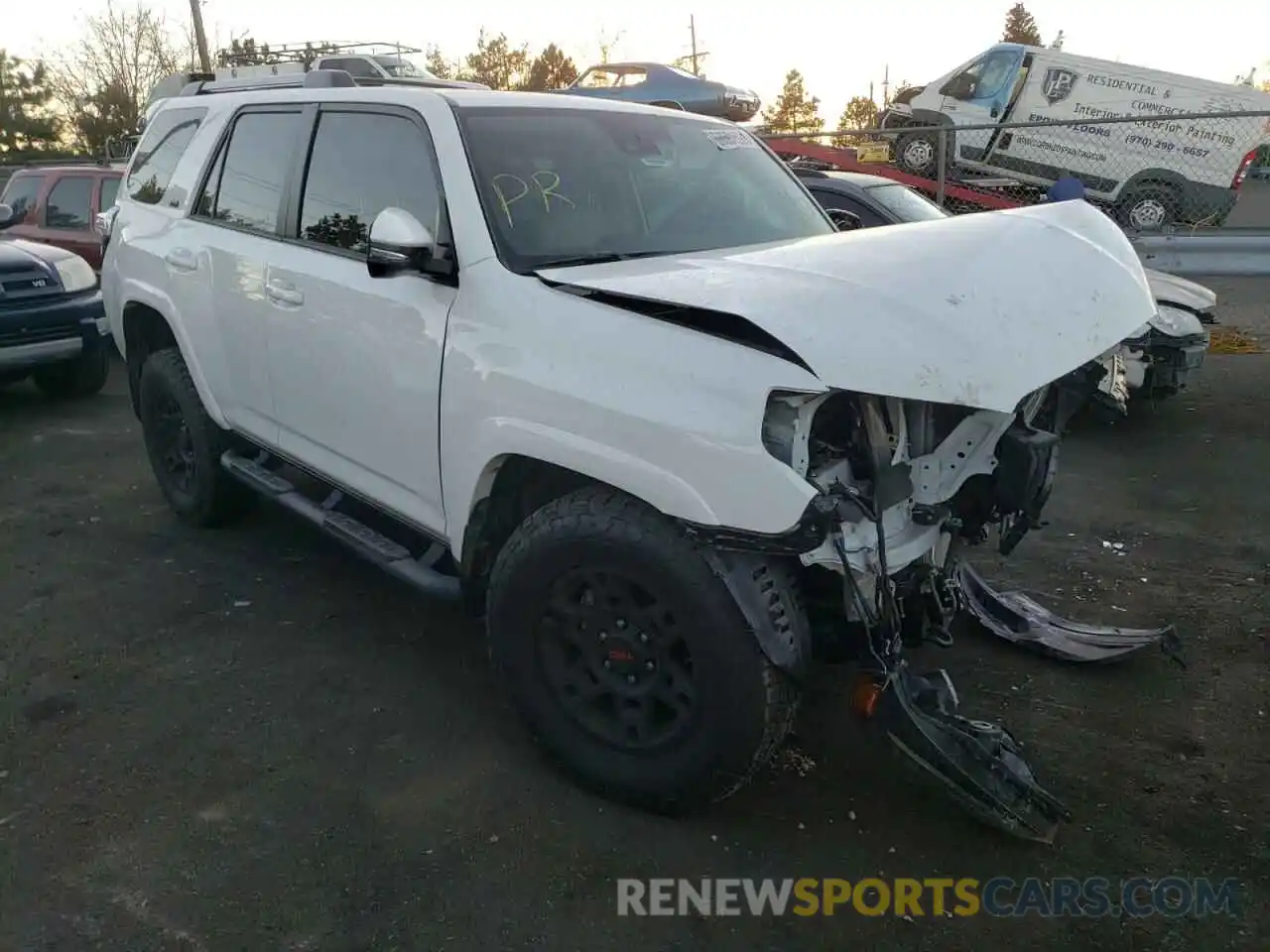 1 Photograph of a damaged car JTEBU5JR9L5823035 TOYOTA 4RUNNER 2020