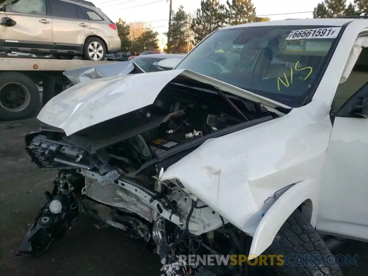 7 Photograph of a damaged car JTEBU5JR9L5823035 TOYOTA 4RUNNER 2020