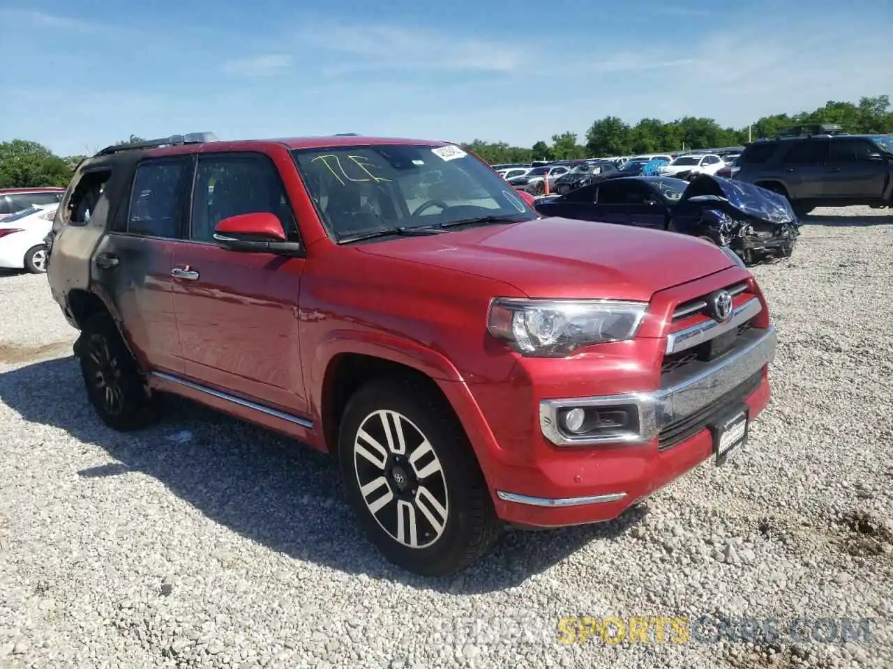 1 Photograph of a damaged car JTEBU5JR9L5824590 TOYOTA 4RUNNER 2020