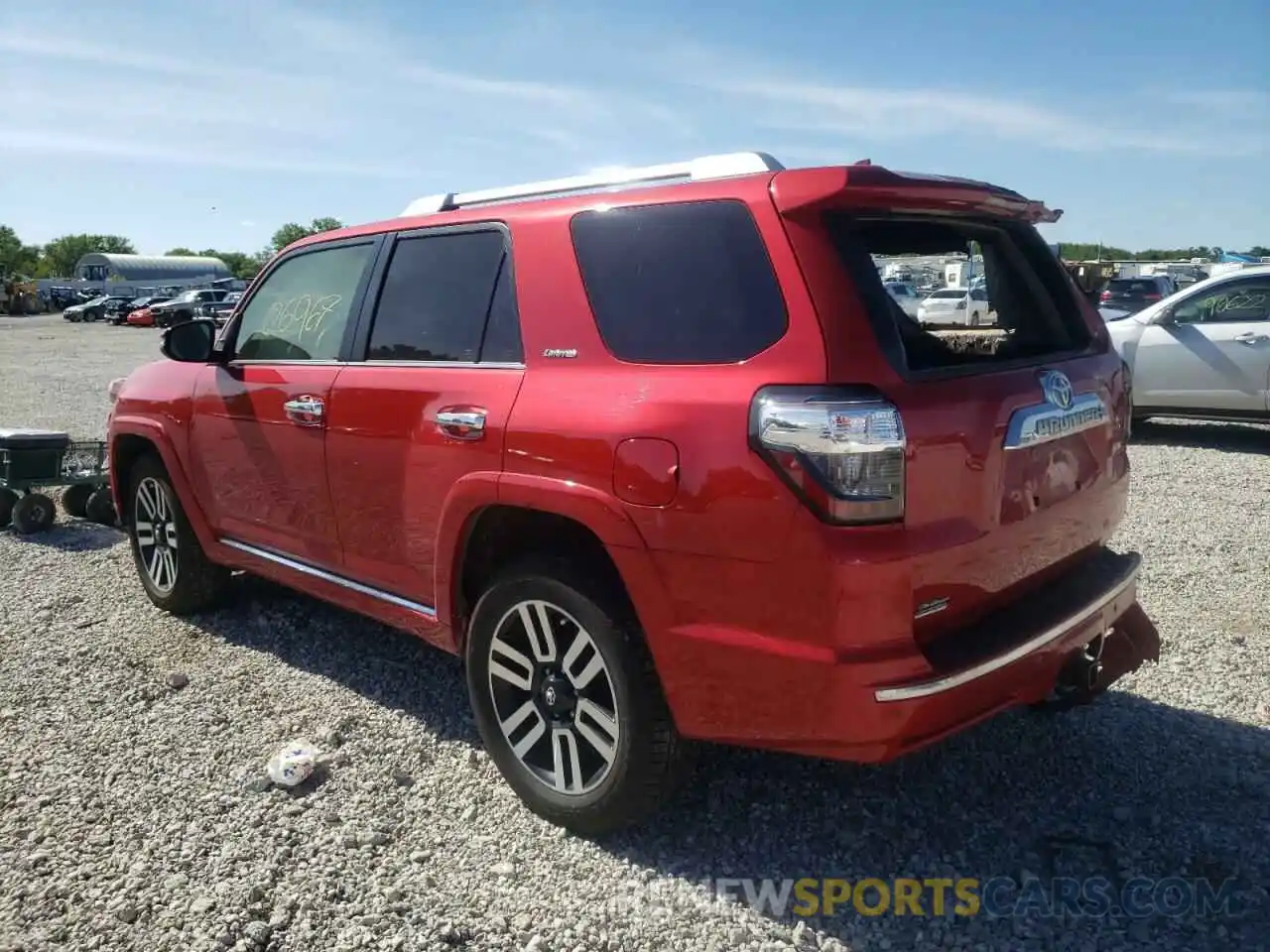 3 Photograph of a damaged car JTEBU5JR9L5824590 TOYOTA 4RUNNER 2020