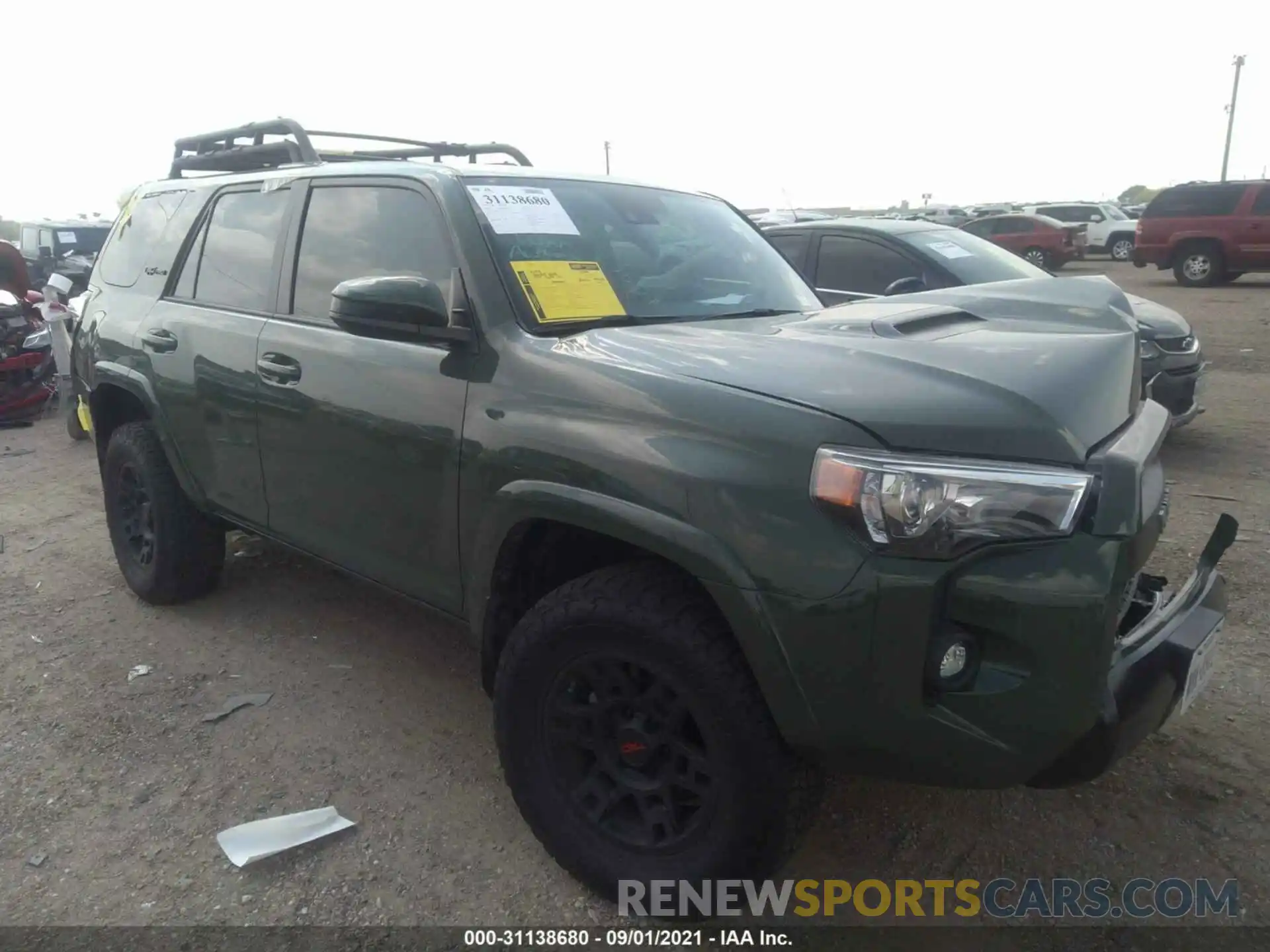 1 Photograph of a damaged car JTEBU5JR9L5826596 TOYOTA 4RUNNER 2020