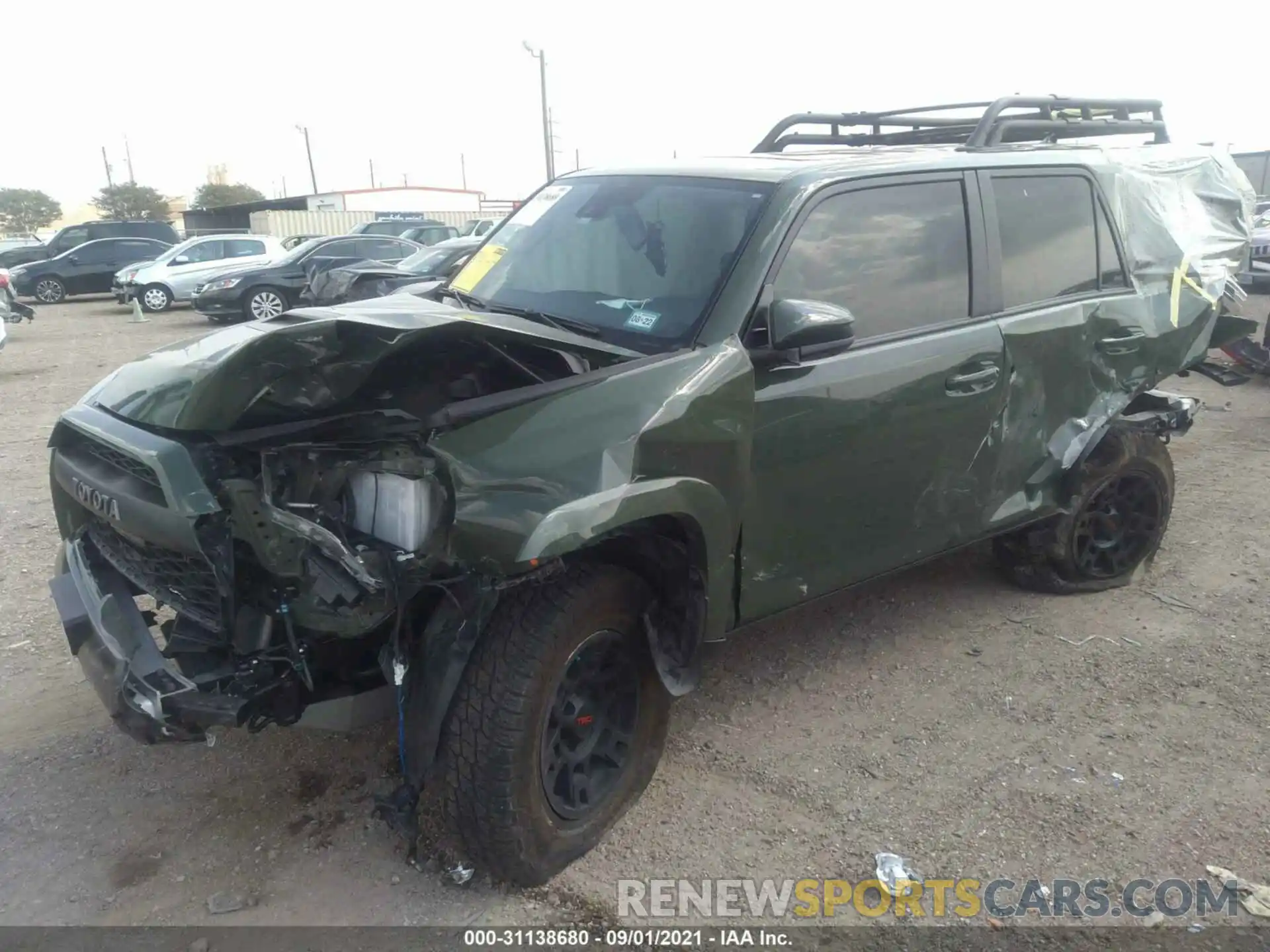 2 Photograph of a damaged car JTEBU5JR9L5826596 TOYOTA 4RUNNER 2020