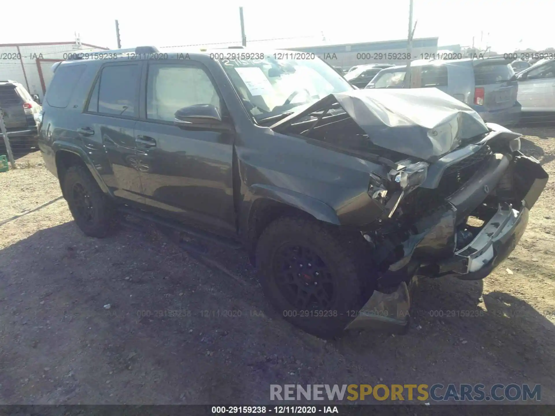 1 Photograph of a damaged car JTEBU5JR9L5830759 TOYOTA 4RUNNER 2020