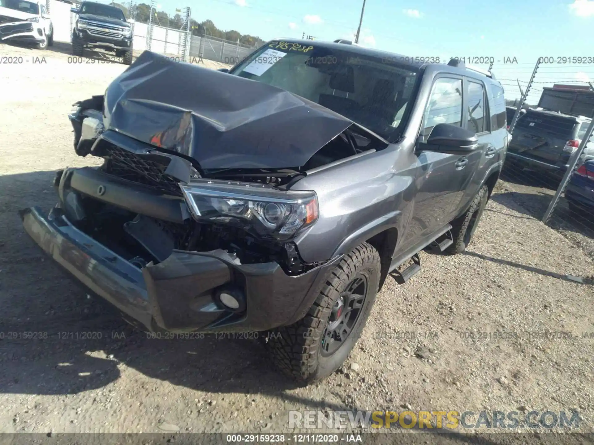 2 Photograph of a damaged car JTEBU5JR9L5830759 TOYOTA 4RUNNER 2020