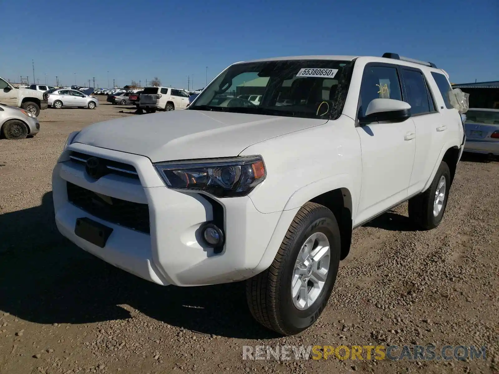 2 Photograph of a damaged car JTEBU5JRXL5738513 TOYOTA 4RUNNER 2020