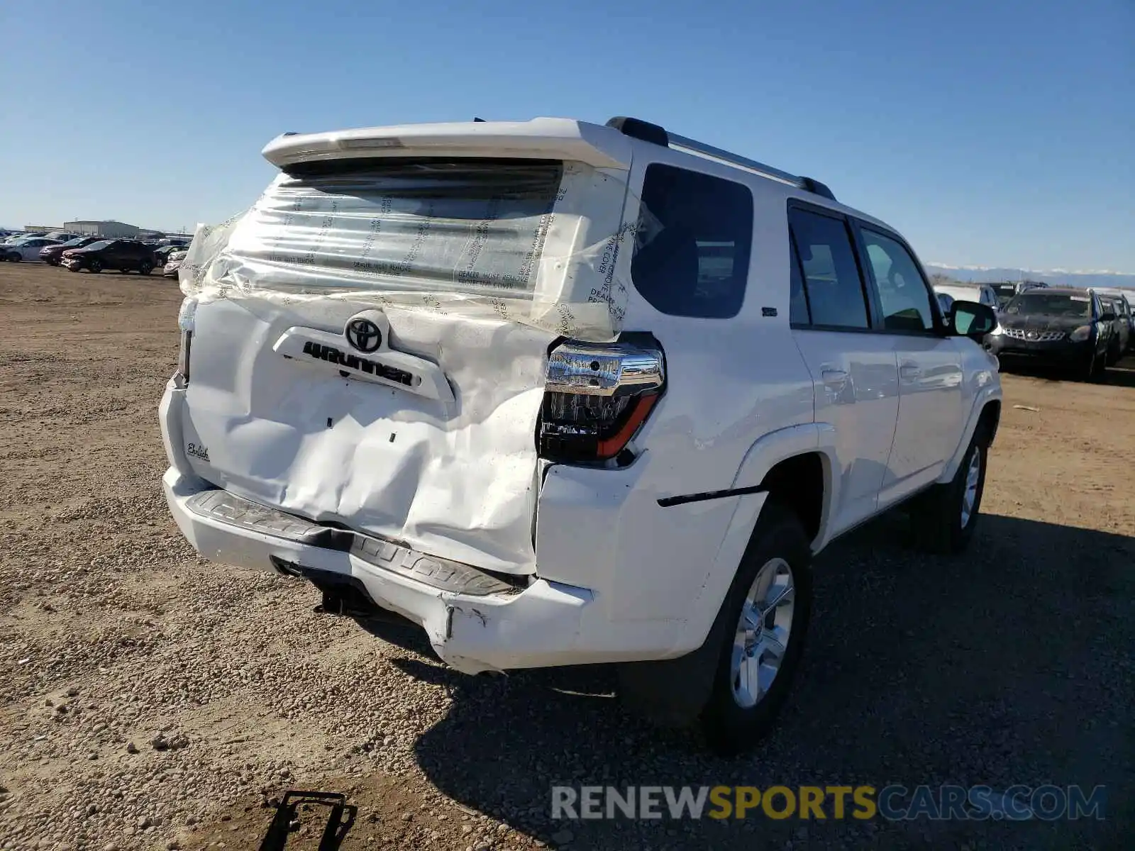 4 Photograph of a damaged car JTEBU5JRXL5738513 TOYOTA 4RUNNER 2020