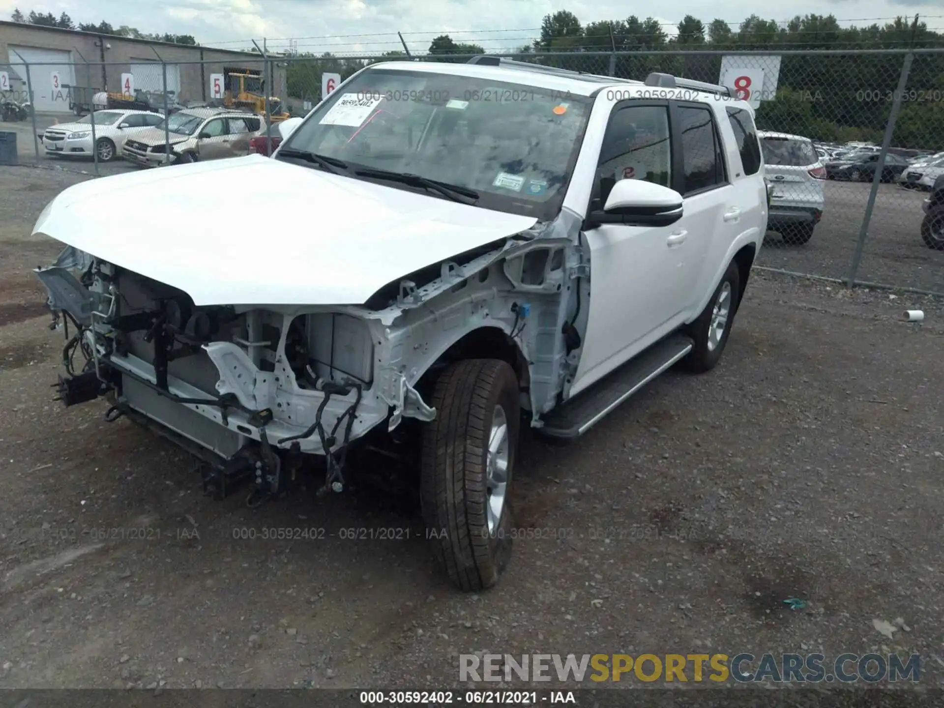 2 Photograph of a damaged car JTEBU5JRXL5739483 TOYOTA 4RUNNER 2020