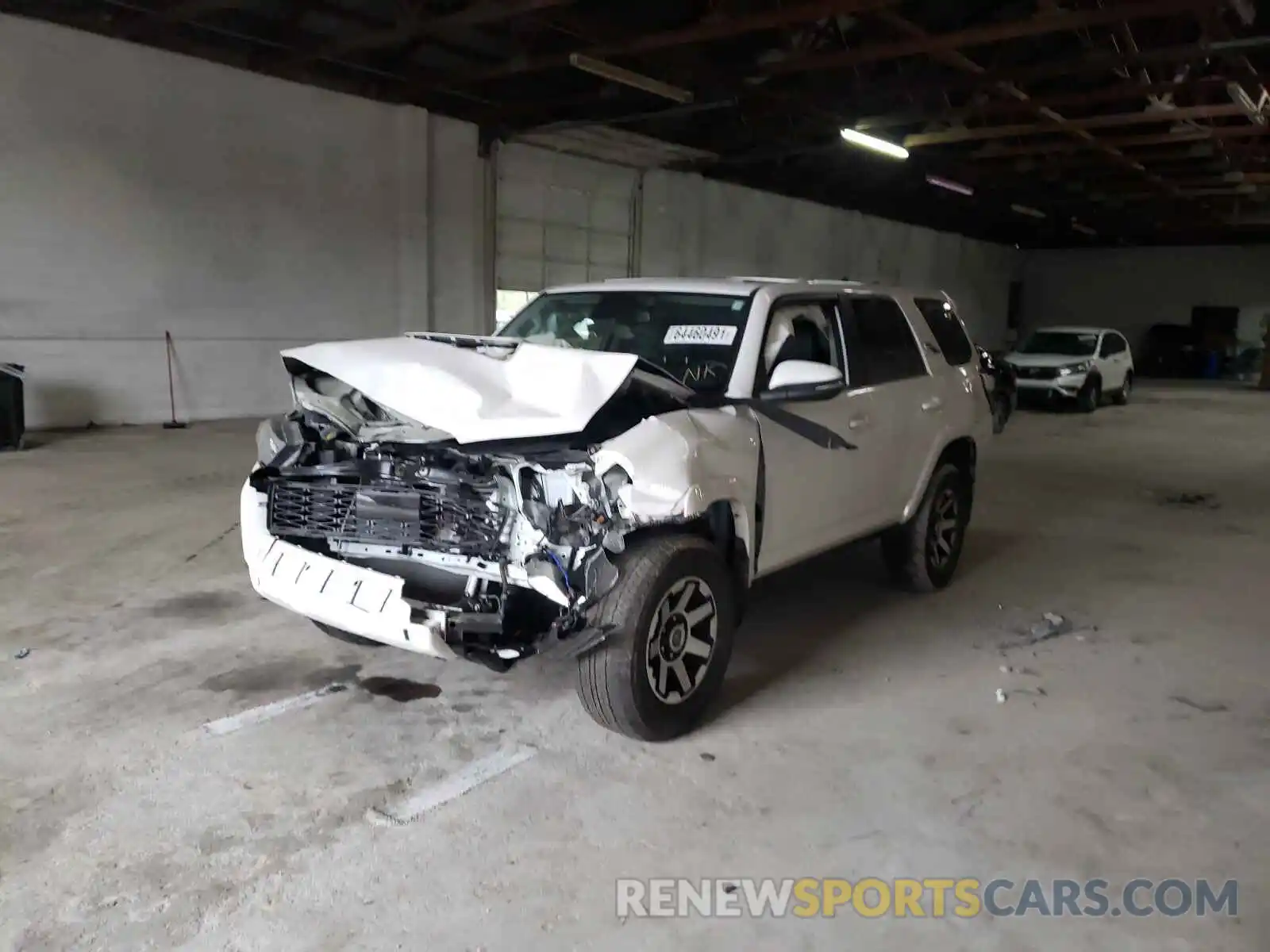 2 Photograph of a damaged car JTEBU5JRXL5741038 TOYOTA 4RUNNER 2020