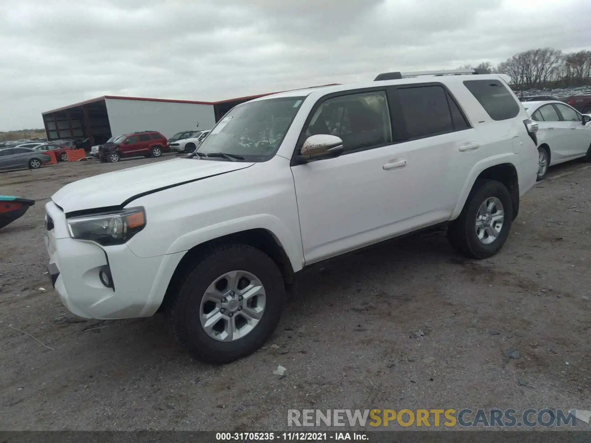 2 Photograph of a damaged car JTEBU5JRXL5742335 TOYOTA 4RUNNER 2020