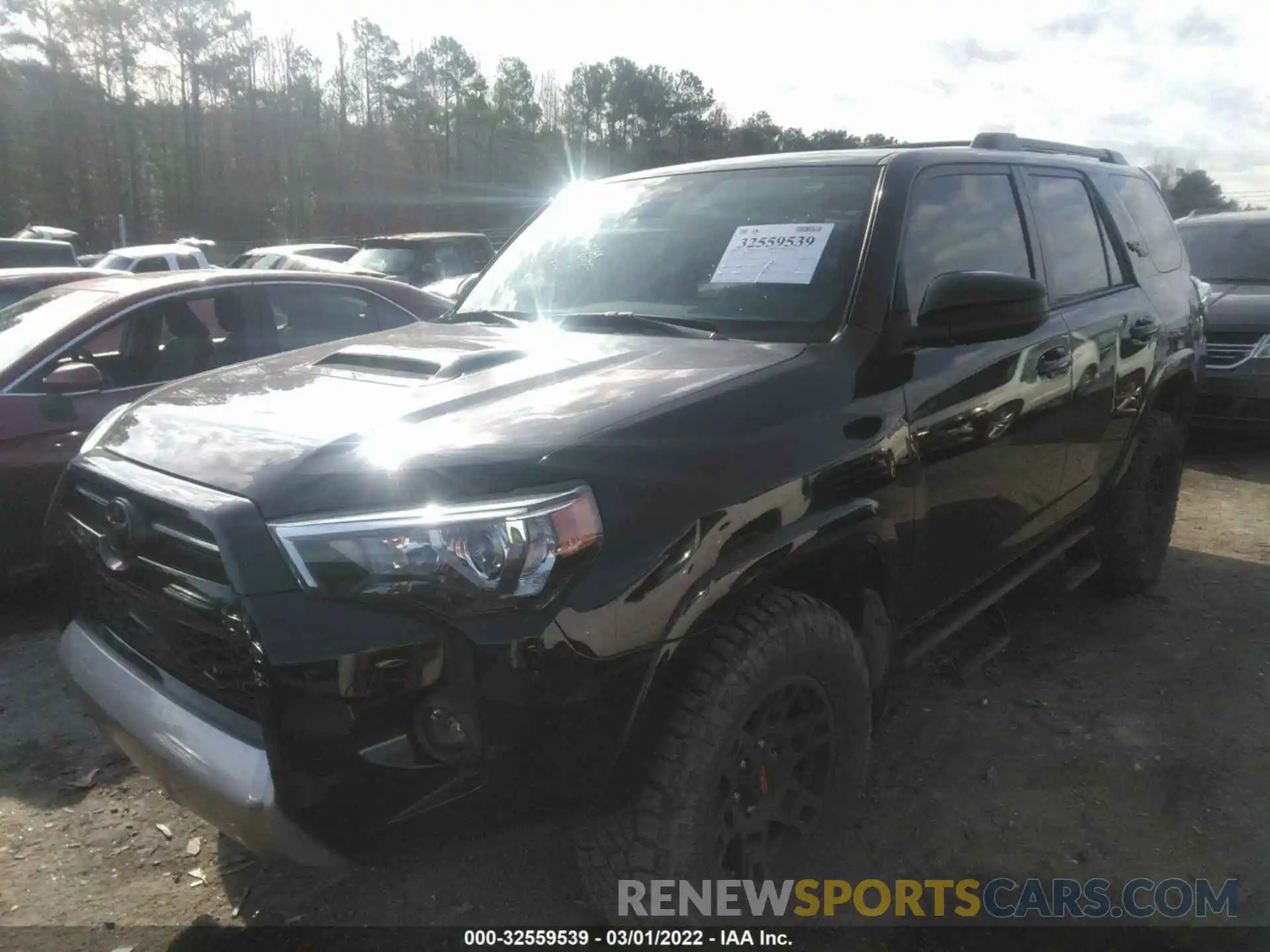 2 Photograph of a damaged car JTEBU5JRXL5743985 TOYOTA 4RUNNER 2020