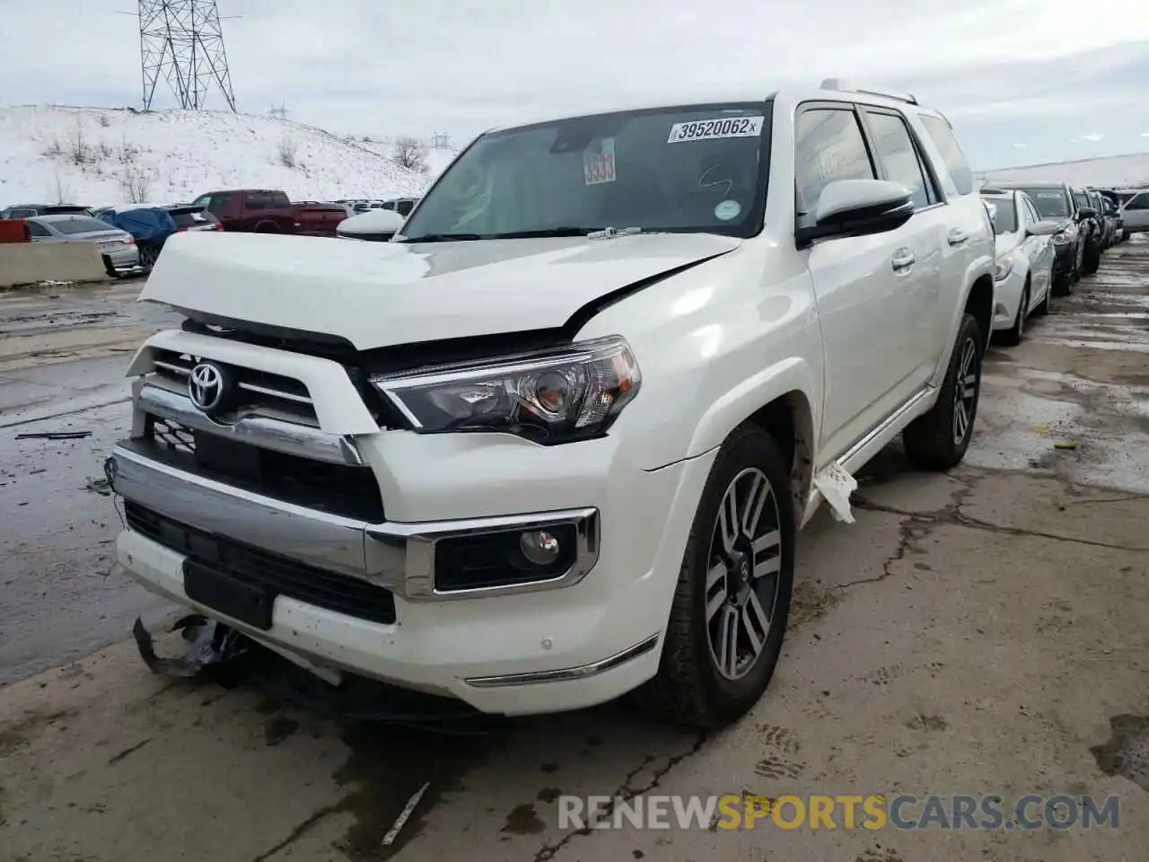 2 Photograph of a damaged car JTEBU5JRXL5745493 TOYOTA 4RUNNER 2020