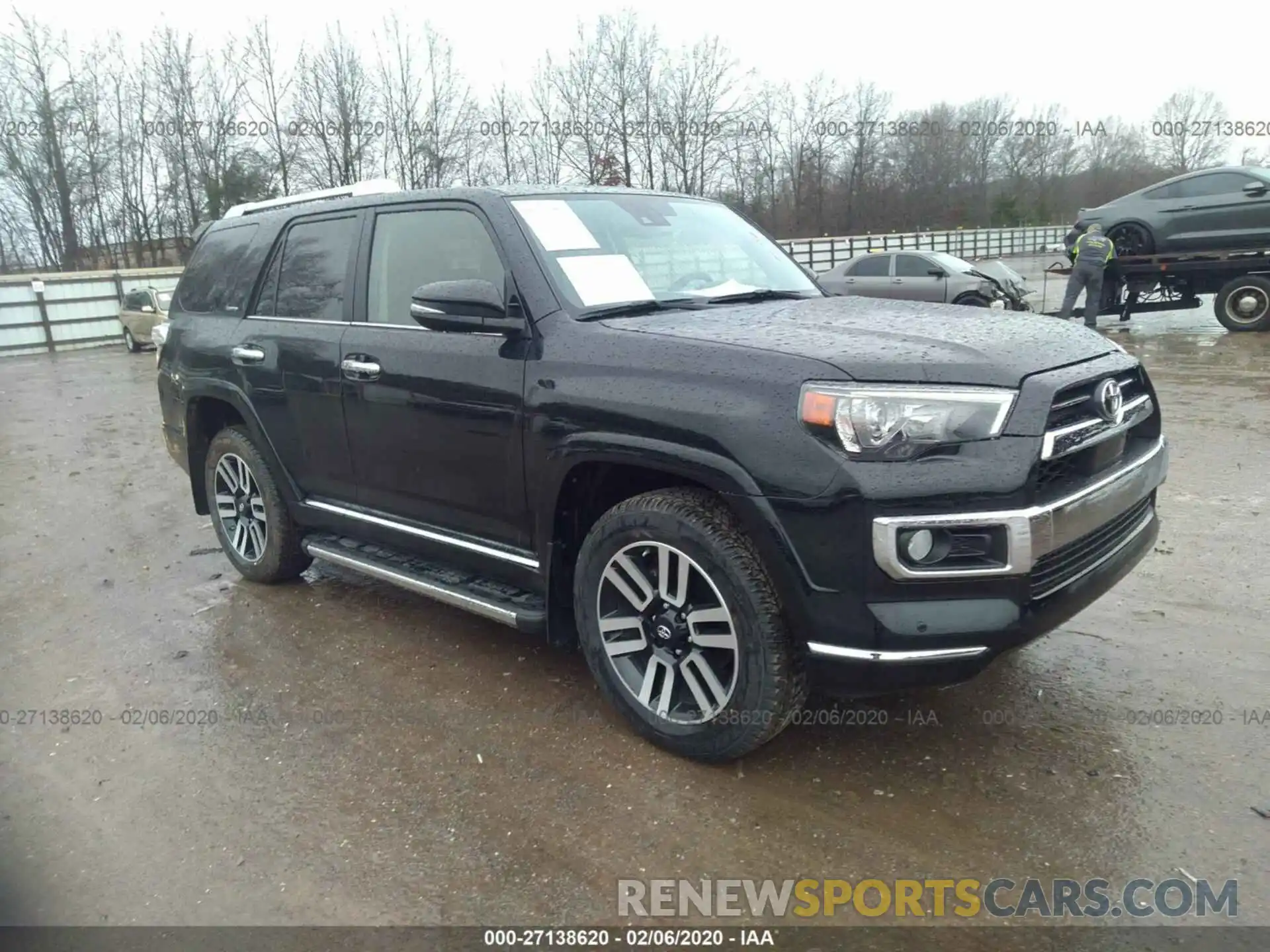 1 Photograph of a damaged car JTEBU5JRXL5747504 TOYOTA 4RUNNER 2020