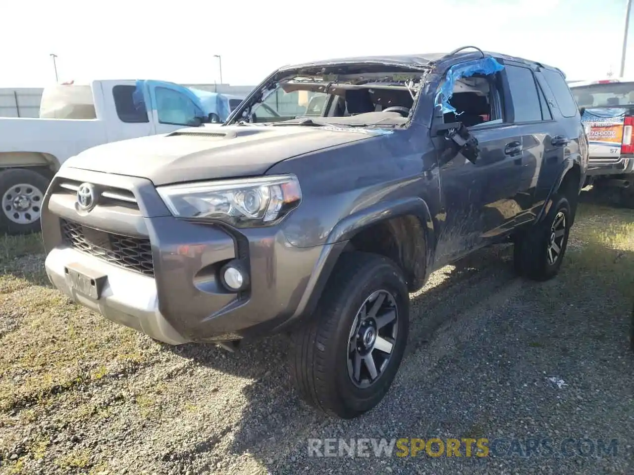 2 Photograph of a damaged car JTEBU5JRXL5750094 TOYOTA 4RUNNER 2020