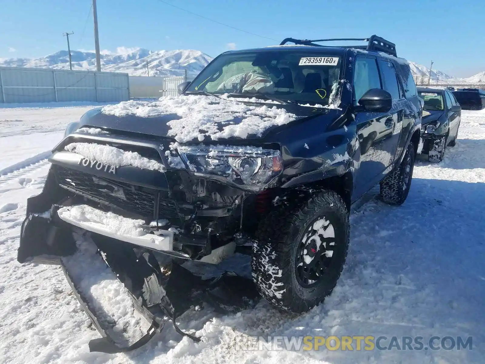 2 Photograph of a damaged car JTEBU5JRXL5756350 TOYOTA 4RUNNER 2020