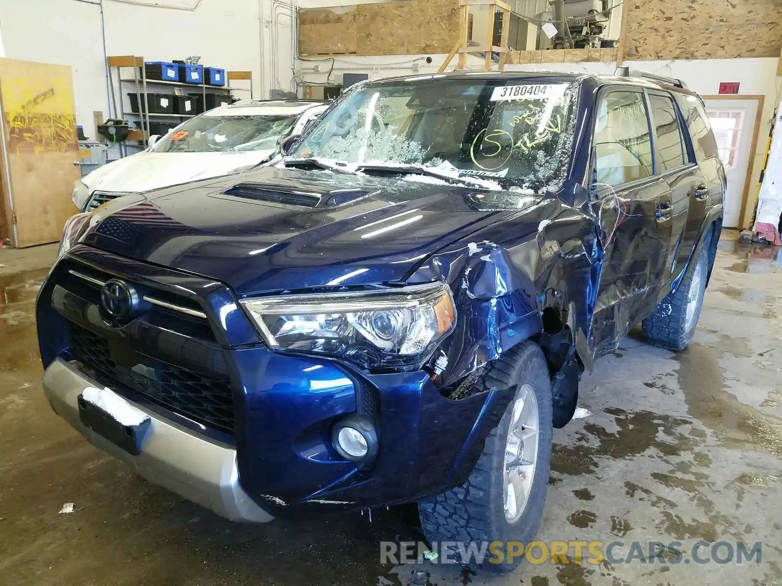 2 Photograph of a damaged car JTEBU5JRXL5762035 TOYOTA 4RUNNER 2020