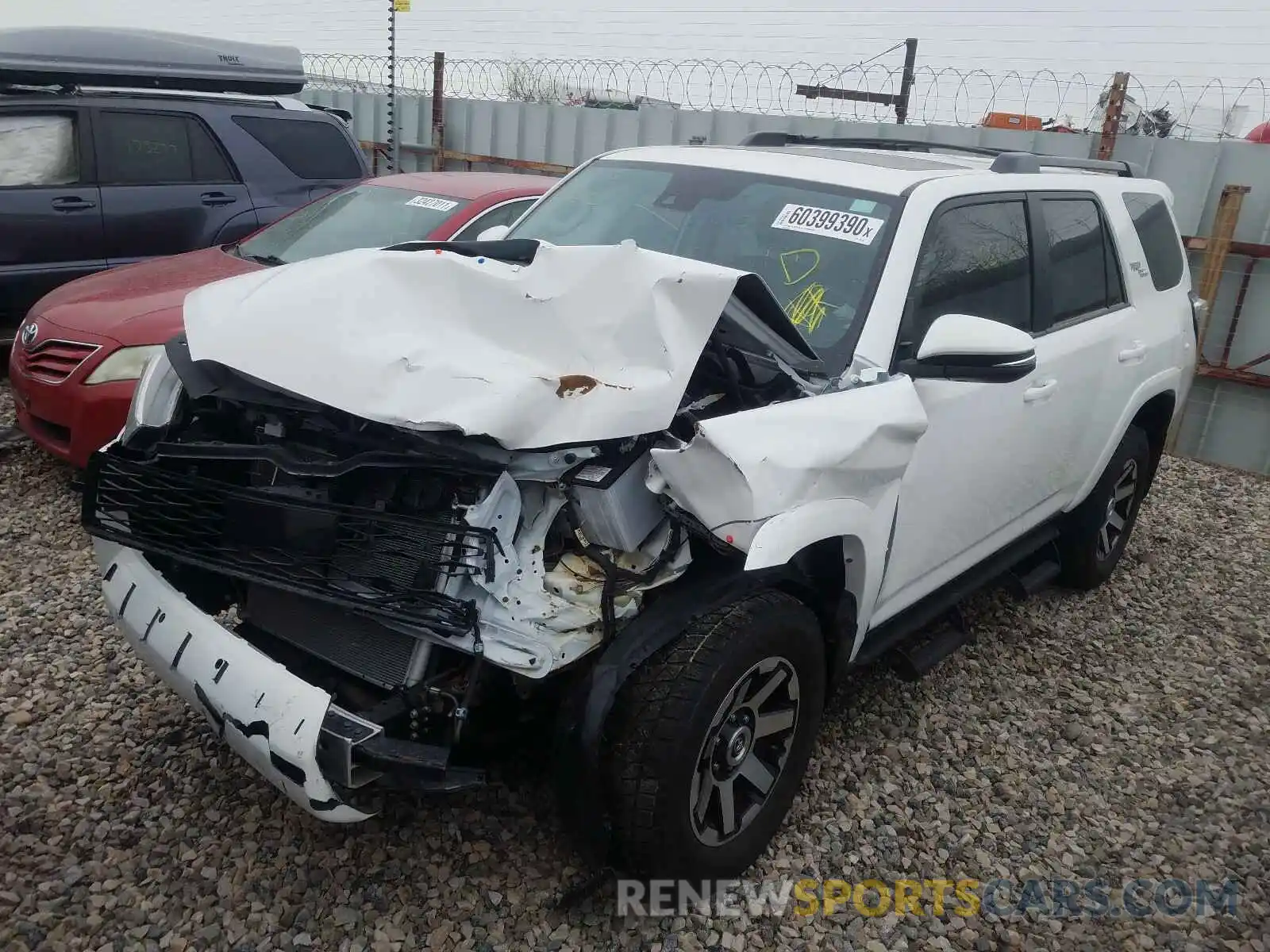 2 Photograph of a damaged car JTEBU5JRXL5765288 TOYOTA 4RUNNER 2020