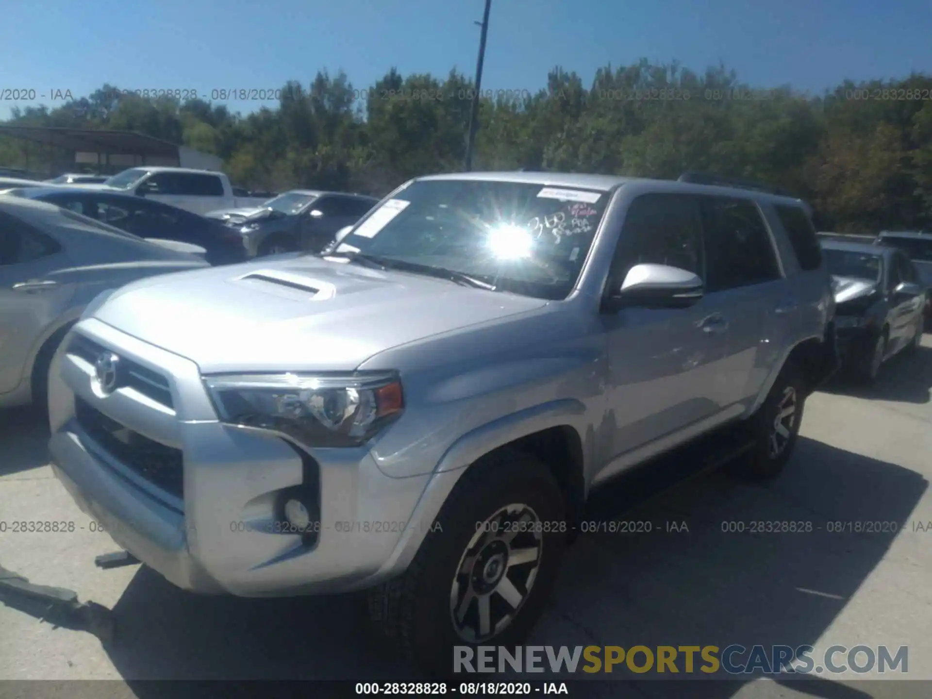 2 Photograph of a damaged car JTEBU5JRXL5767882 TOYOTA 4RUNNER 2020