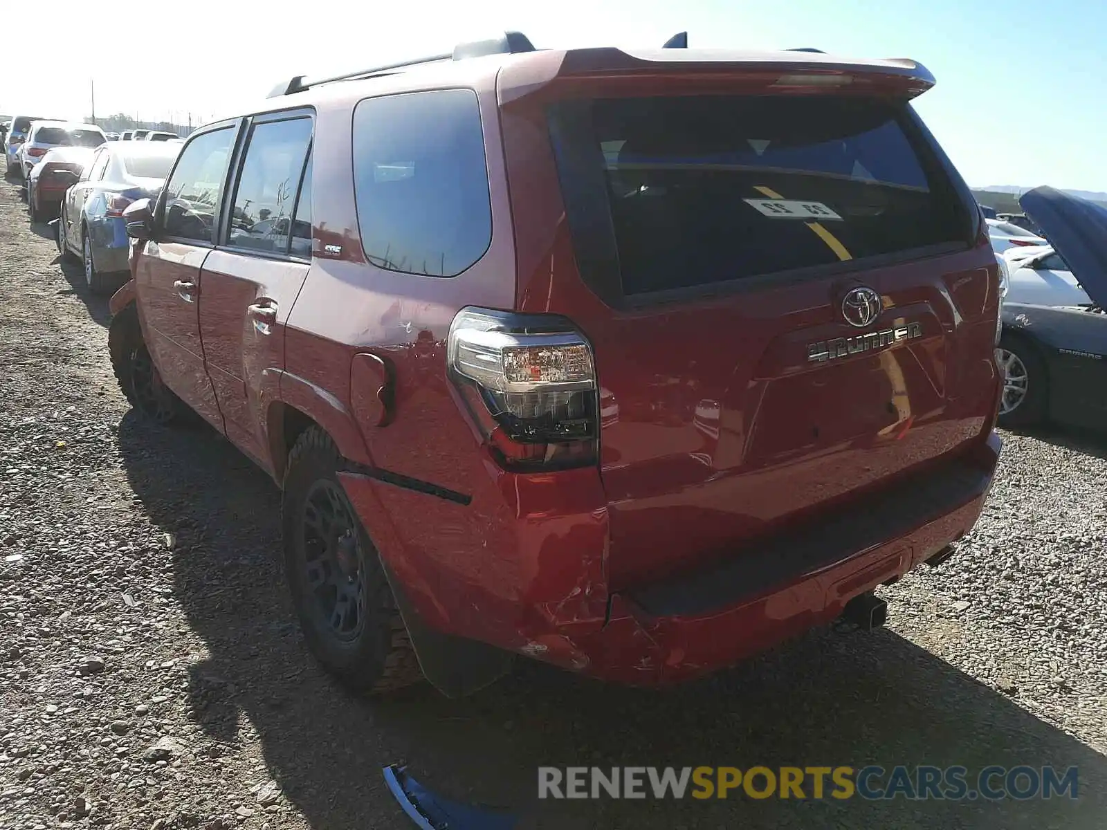 3 Photograph of a damaged car JTEBU5JRXL5768434 TOYOTA 4RUNNER 2020