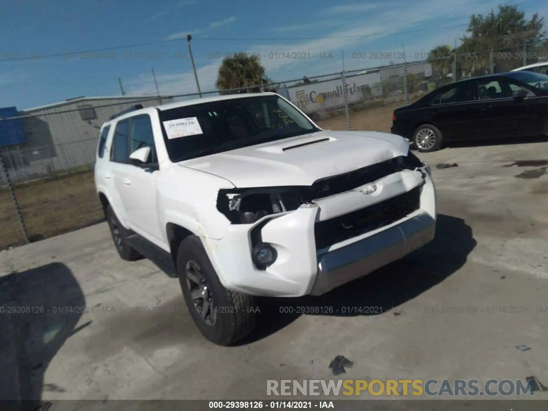 1 Photograph of a damaged car JTEBU5JRXL5770703 TOYOTA 4RUNNER 2020