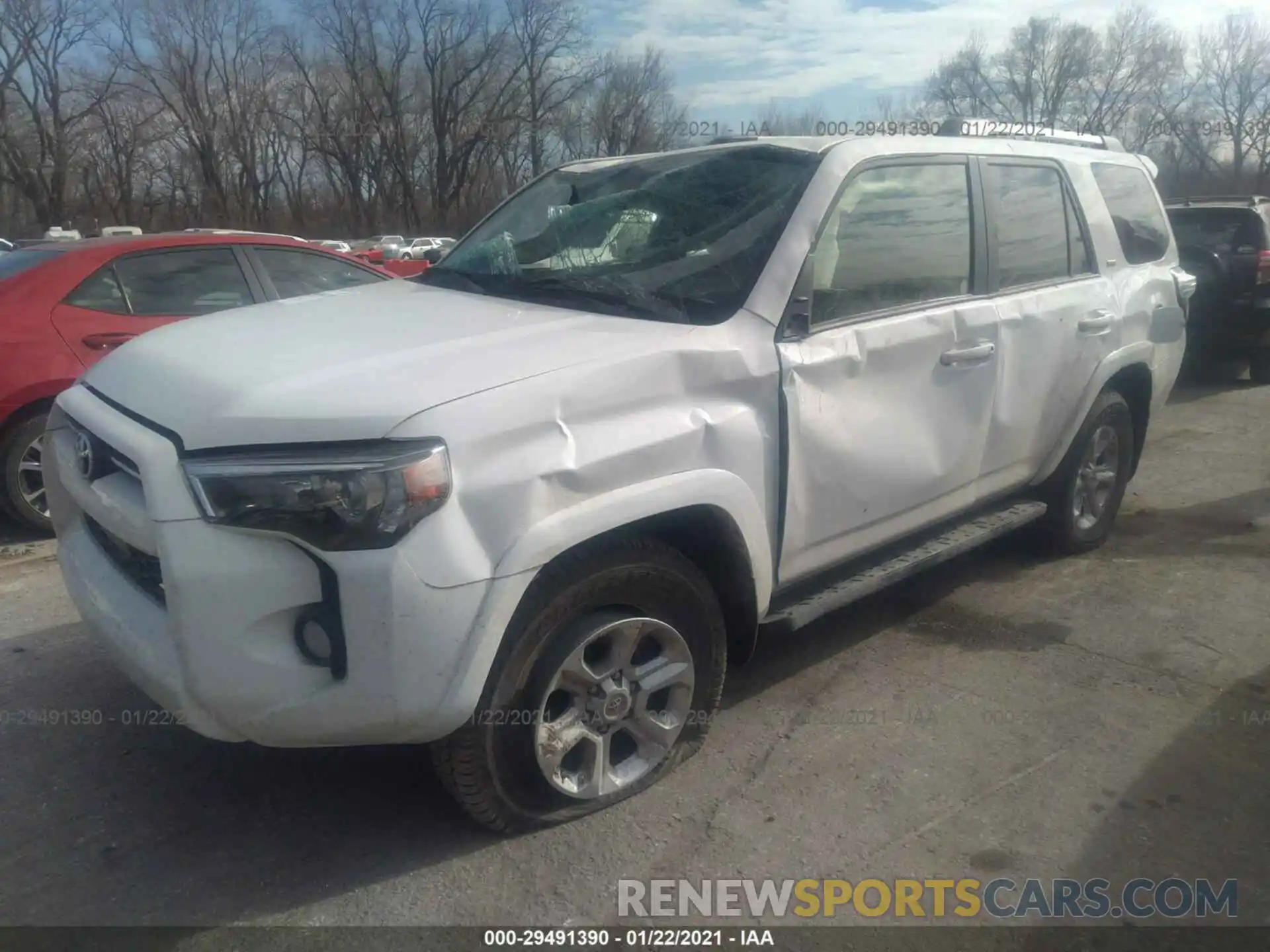 2 Photograph of a damaged car JTEBU5JRXL5781975 TOYOTA 4RUNNER 2020