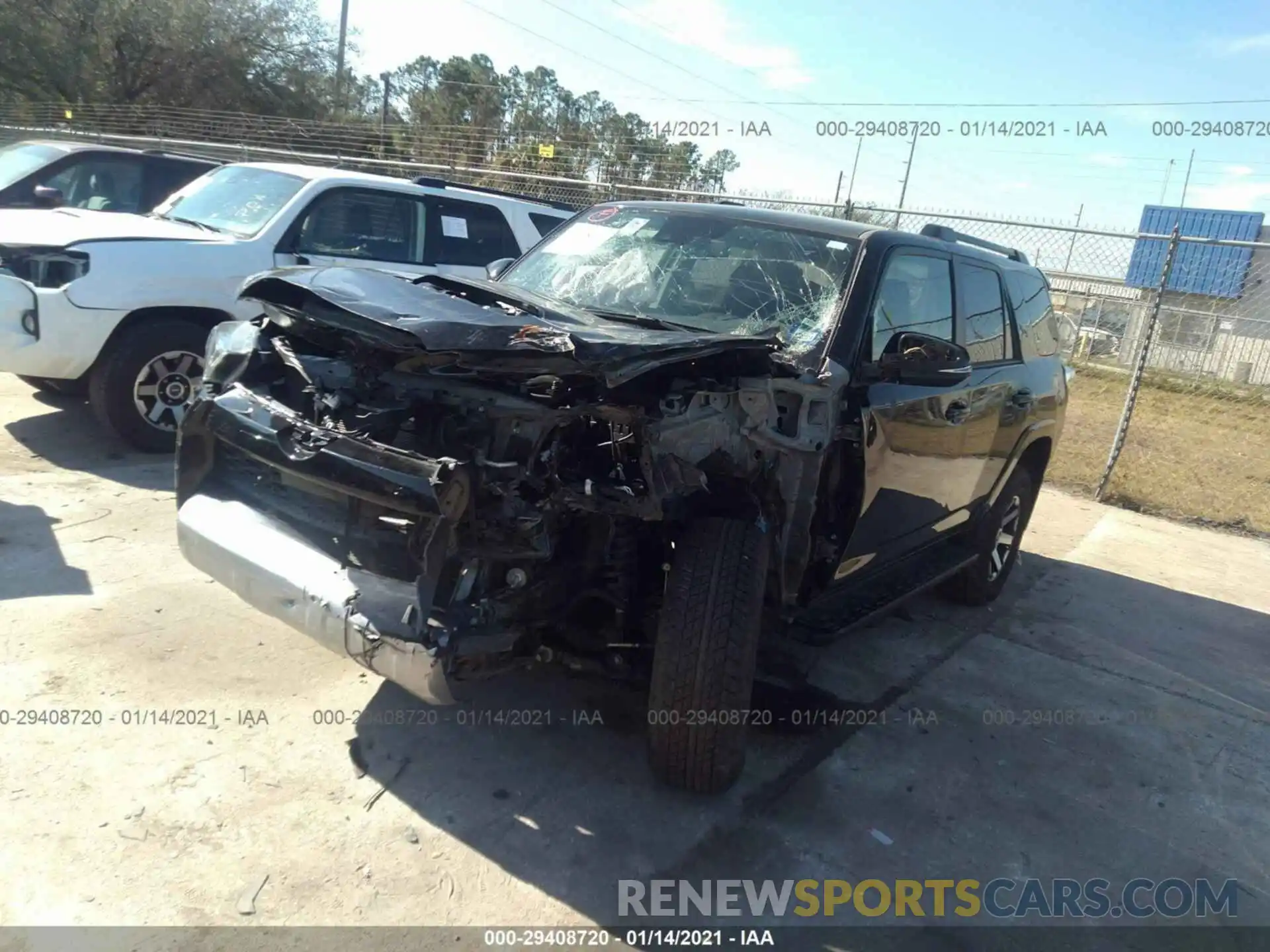 2 Photograph of a damaged car JTEBU5JRXL5786318 TOYOTA 4RUNNER 2020