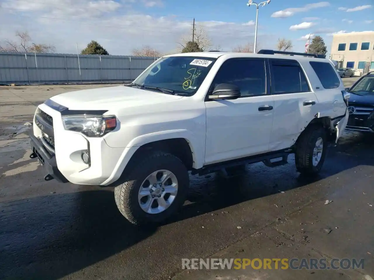 1 Photograph of a damaged car JTEBU5JRXL5787596 TOYOTA 4RUNNER 2020