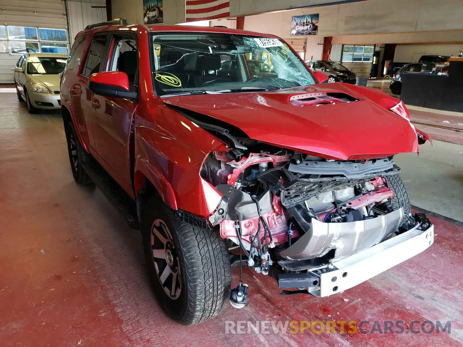 1 Photograph of a damaged car JTEBU5JRXL5791681 TOYOTA 4RUNNER 2020